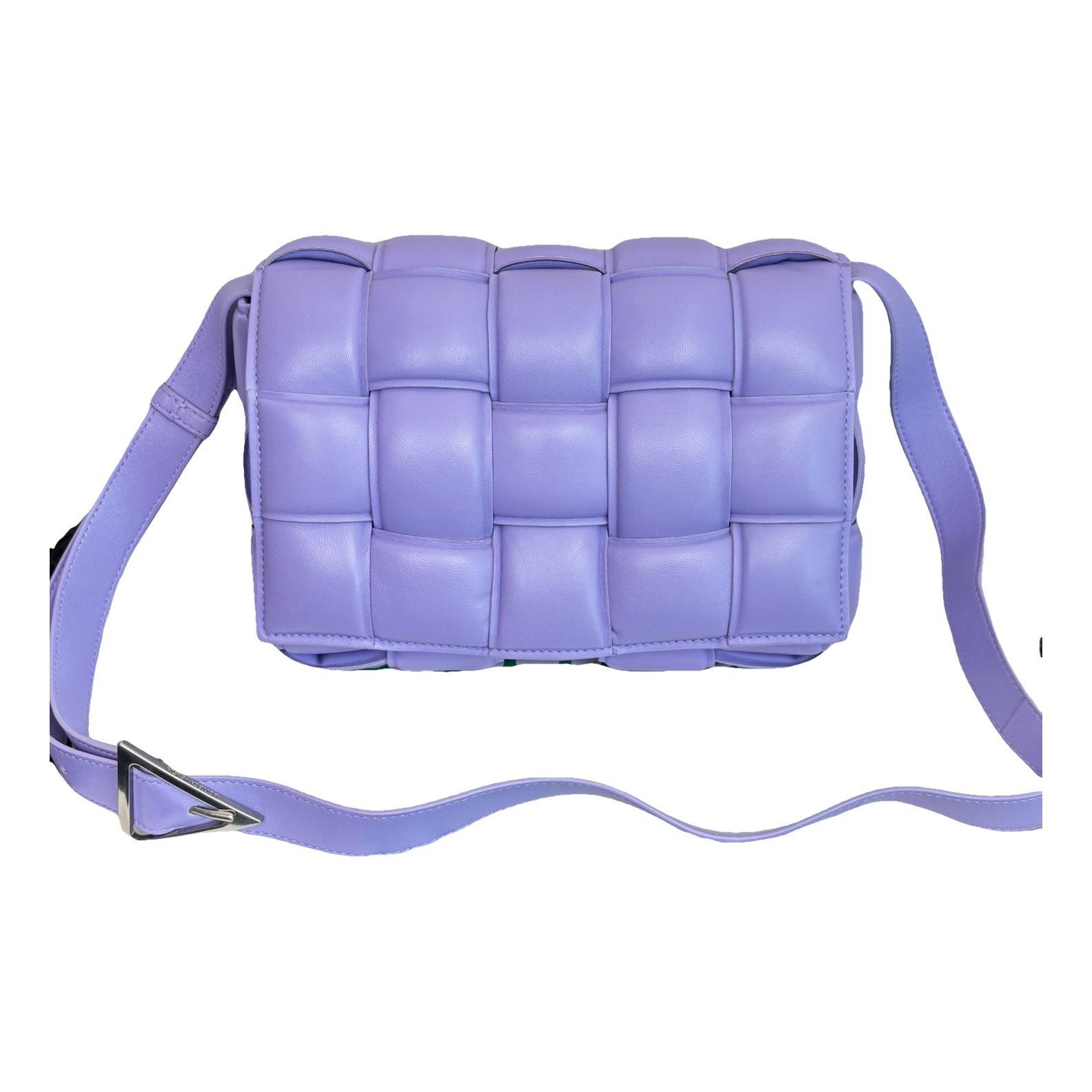 Cassette Padded leather handbag