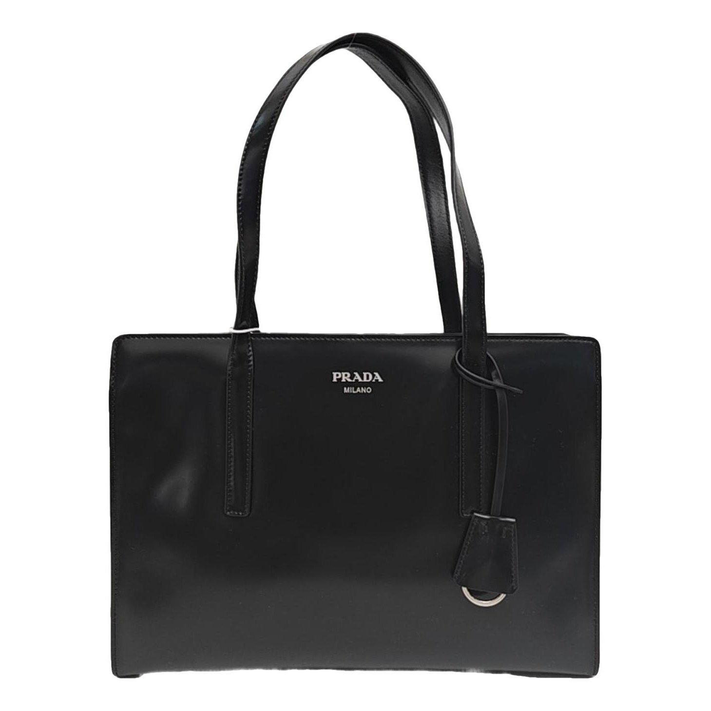 Re-edition leather handbag