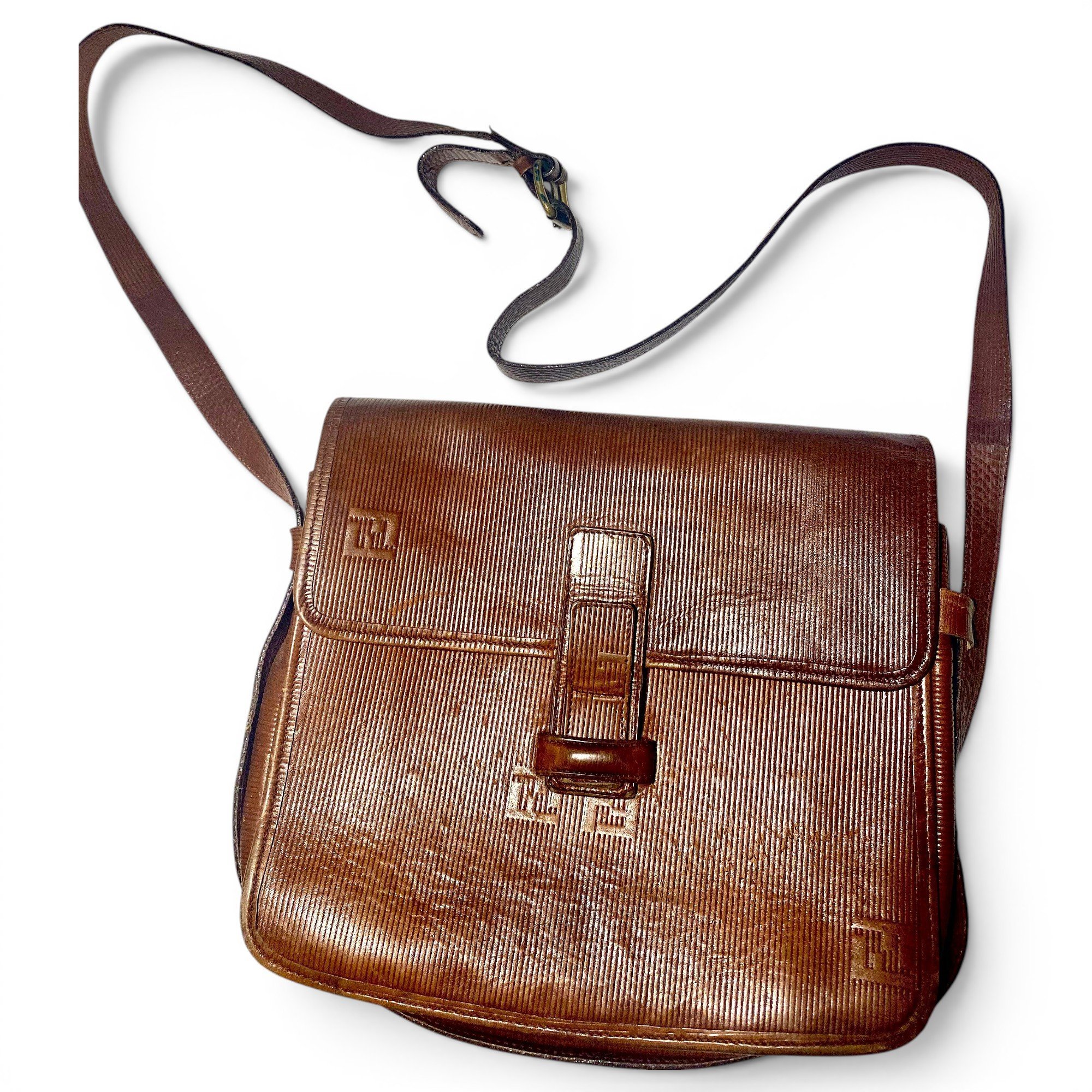 Leather crossbody bag
