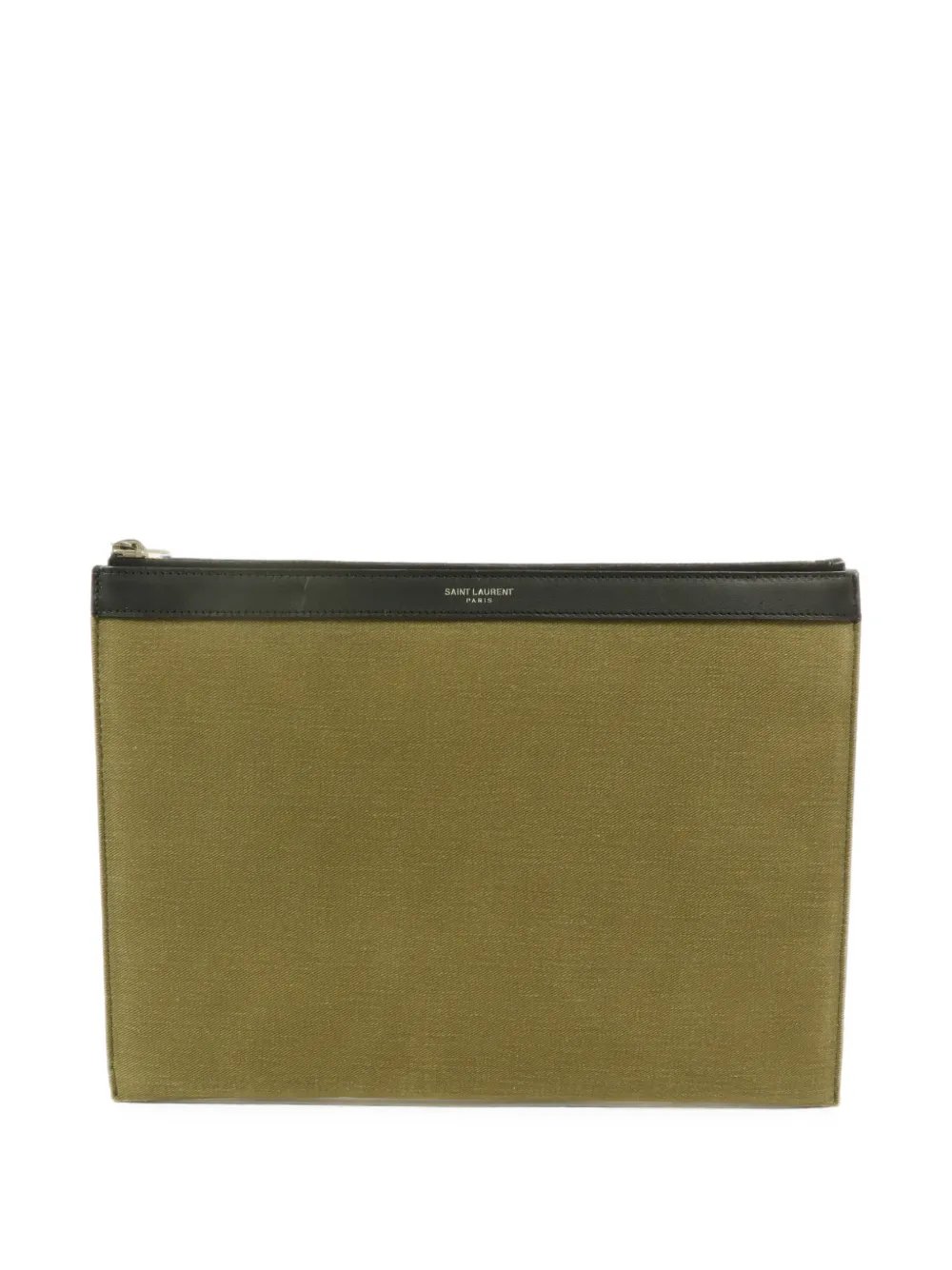 Canvas clutch bag