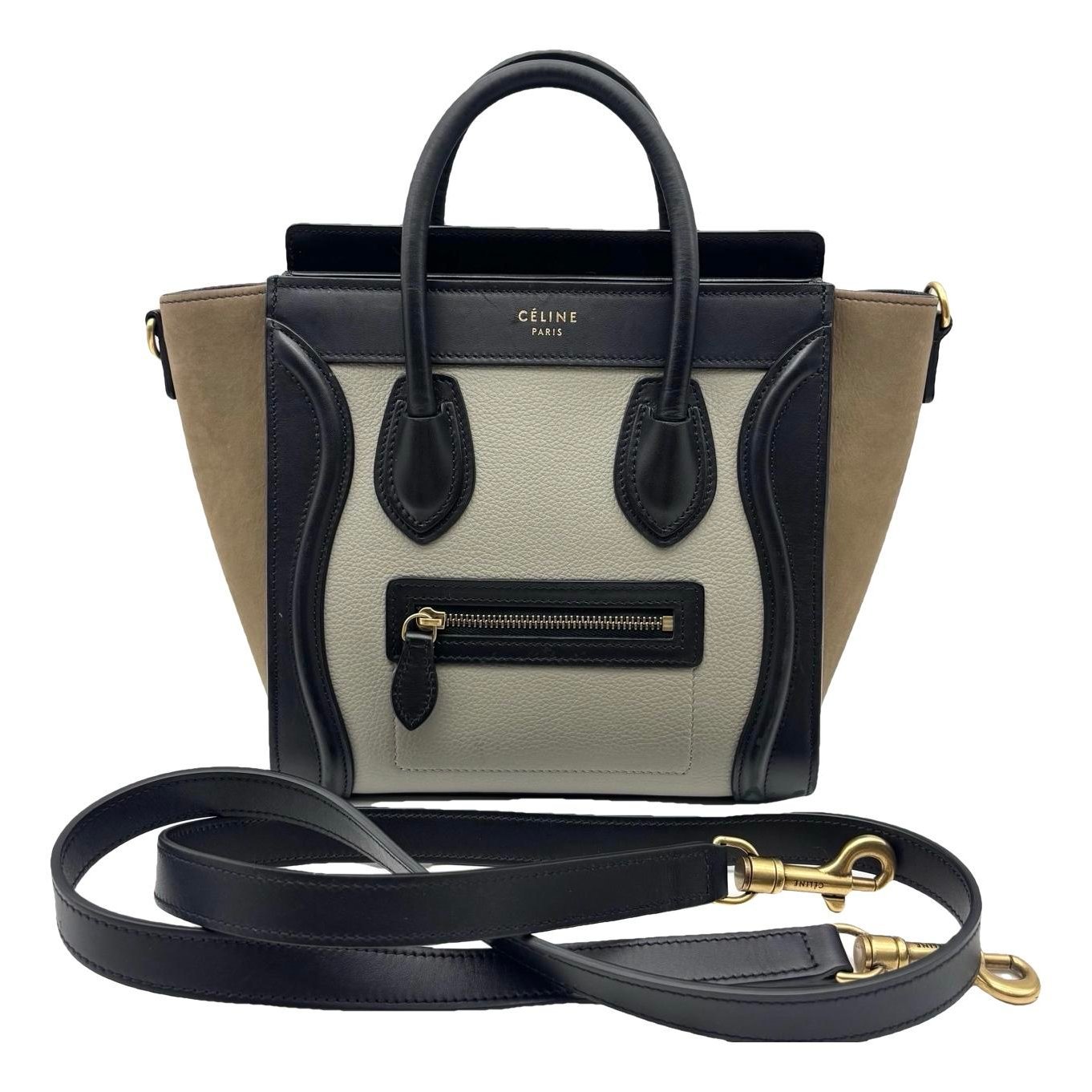 Luggage leather handbag