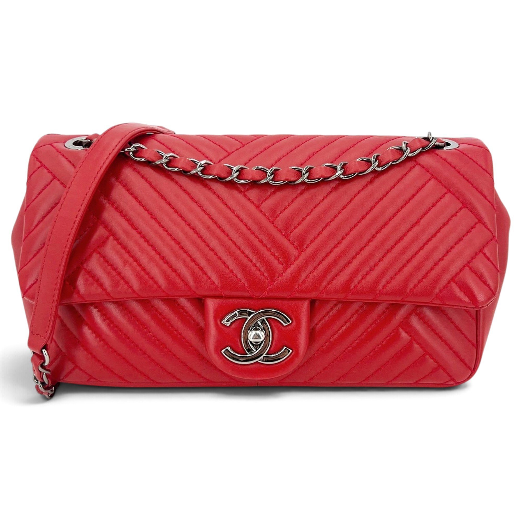Trendy CC Flap leather handbag