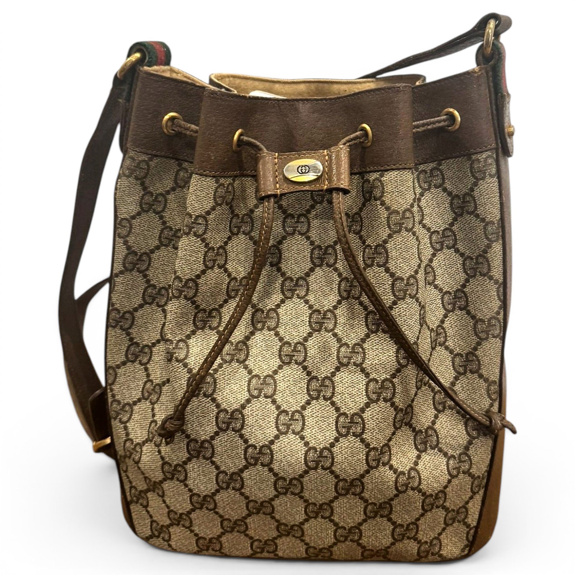 Ophidia leather crossbody bag