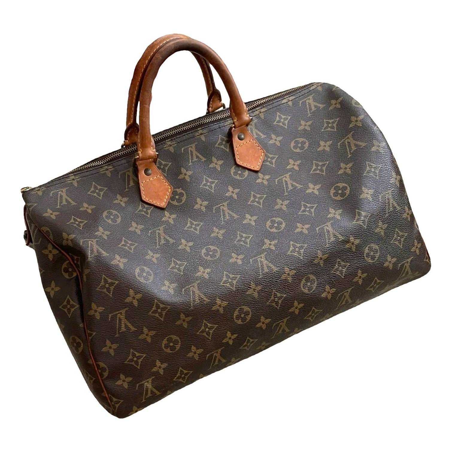Speedy leather handbag