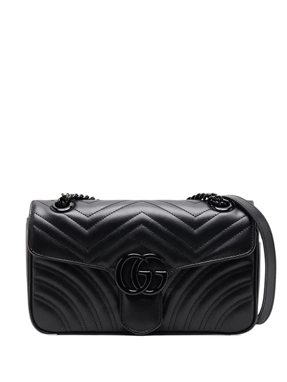 2016-2026 Medium GG Marmont Matelasse Calfskin Monochrome shoulder bag