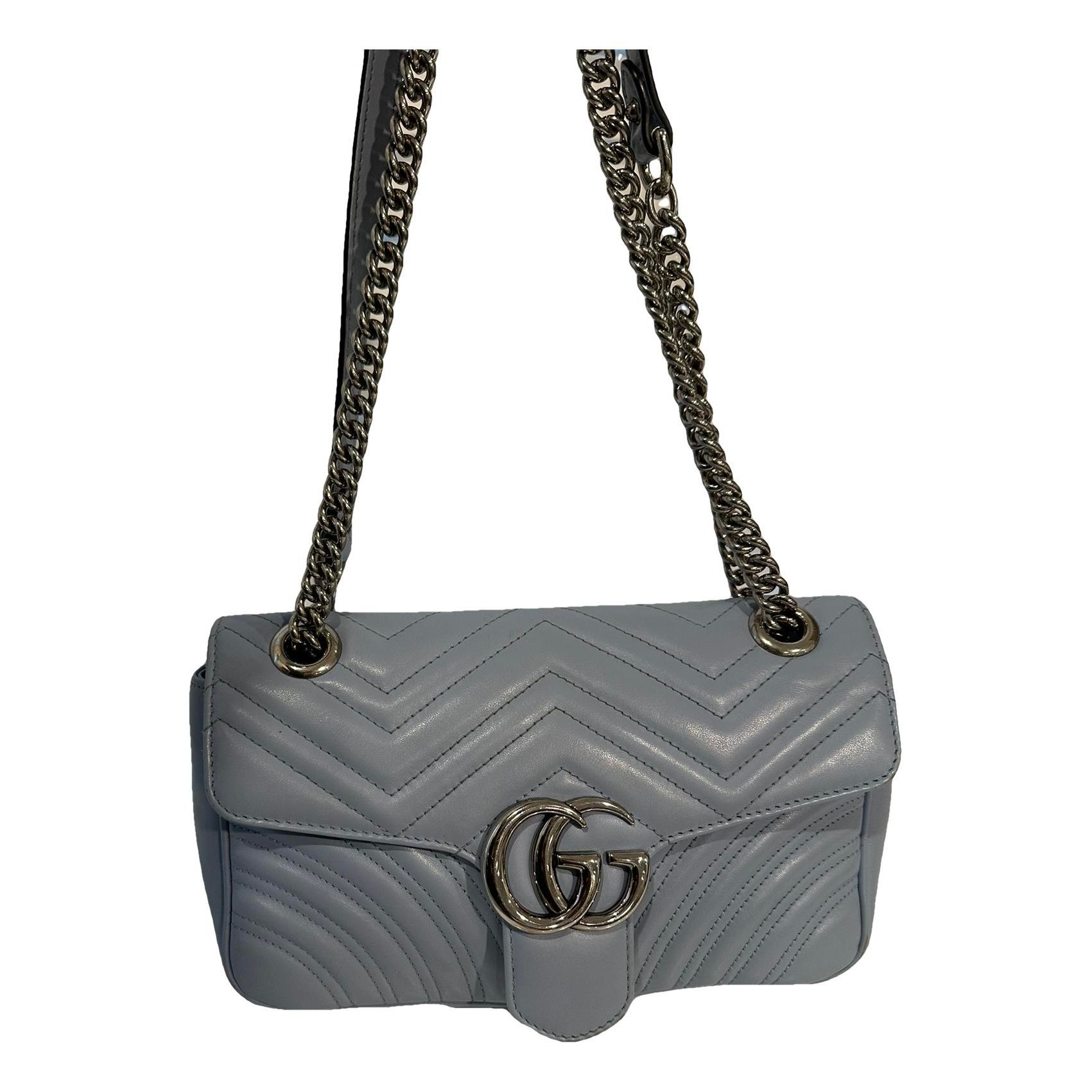 GG Marmont Flap leather crossbody bag