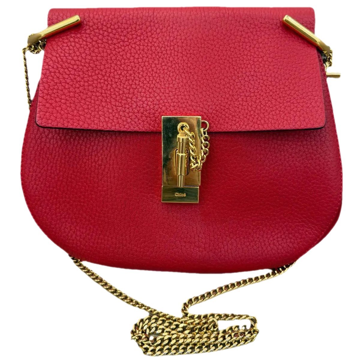 Drew leather handbag