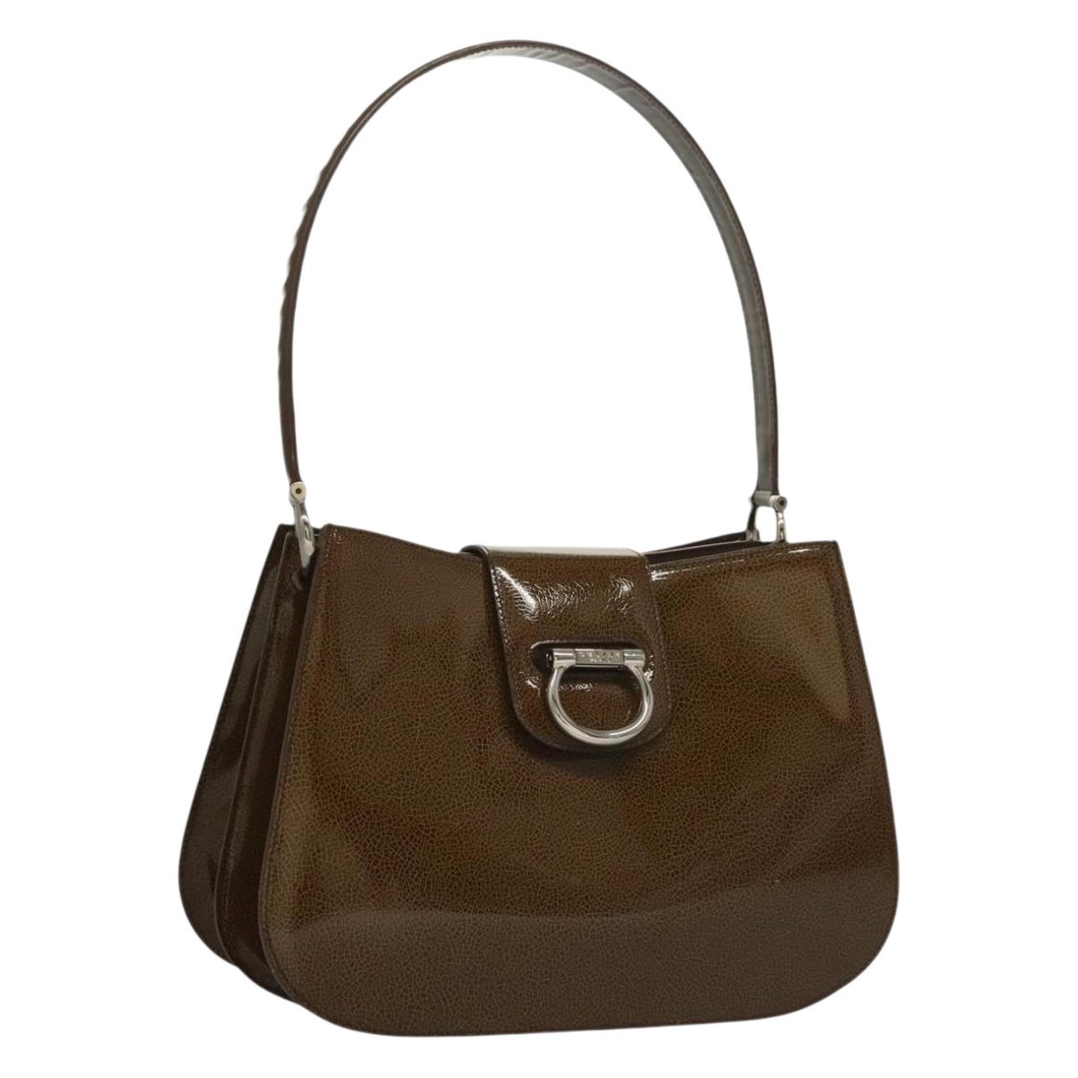 Patent leather handbag