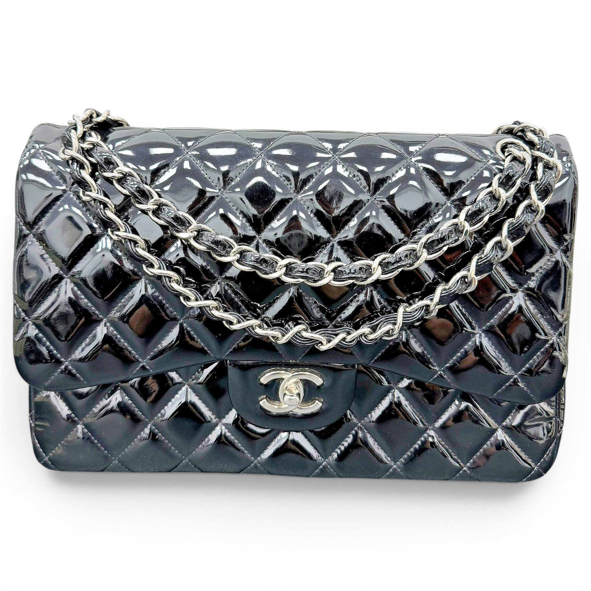 Timeless/Classique patent leather handbag