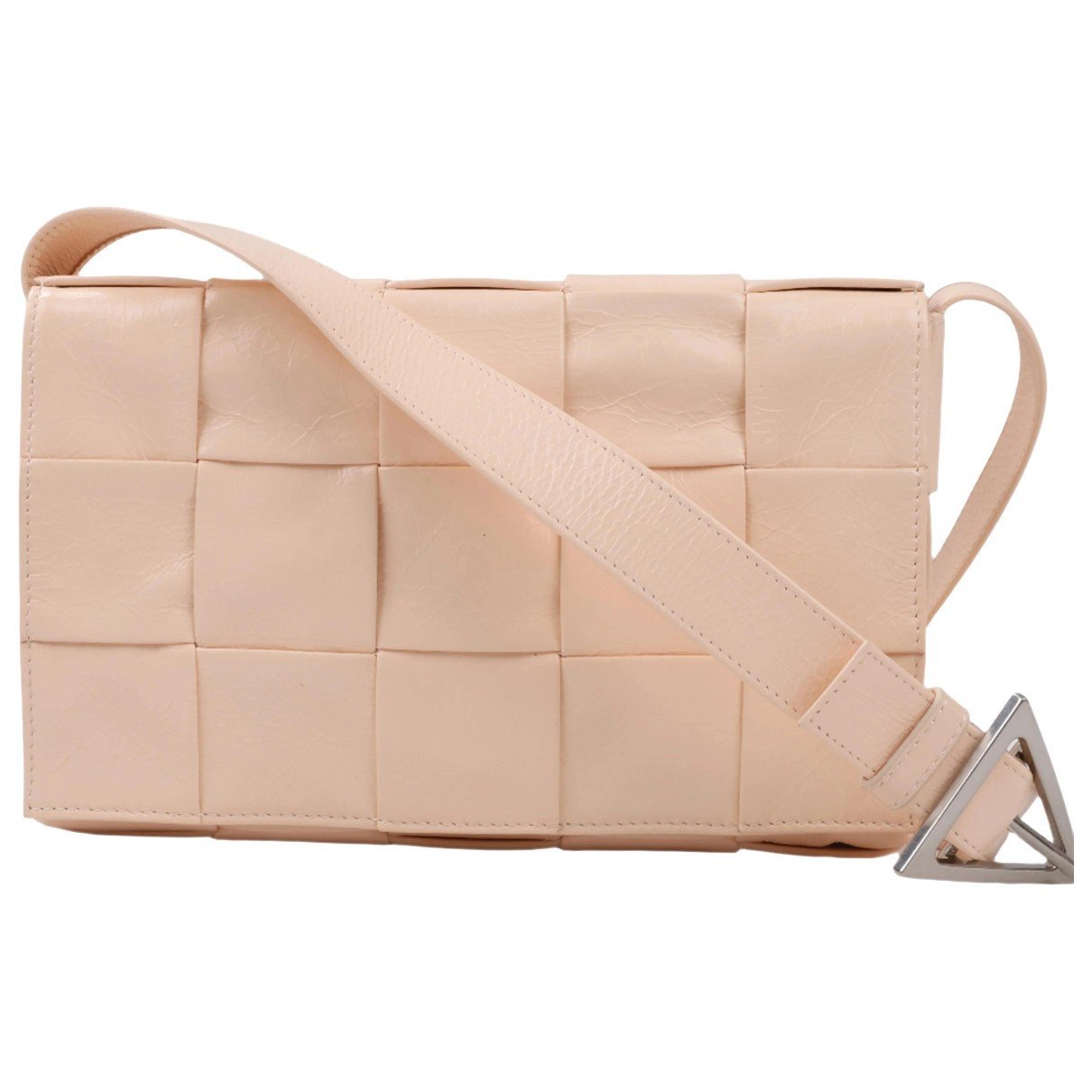 Cassette leather handbag