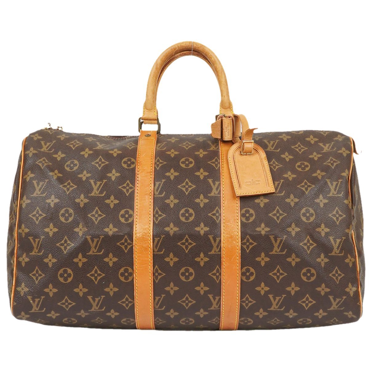 Louis Vuitton Keepall cloth travel bag