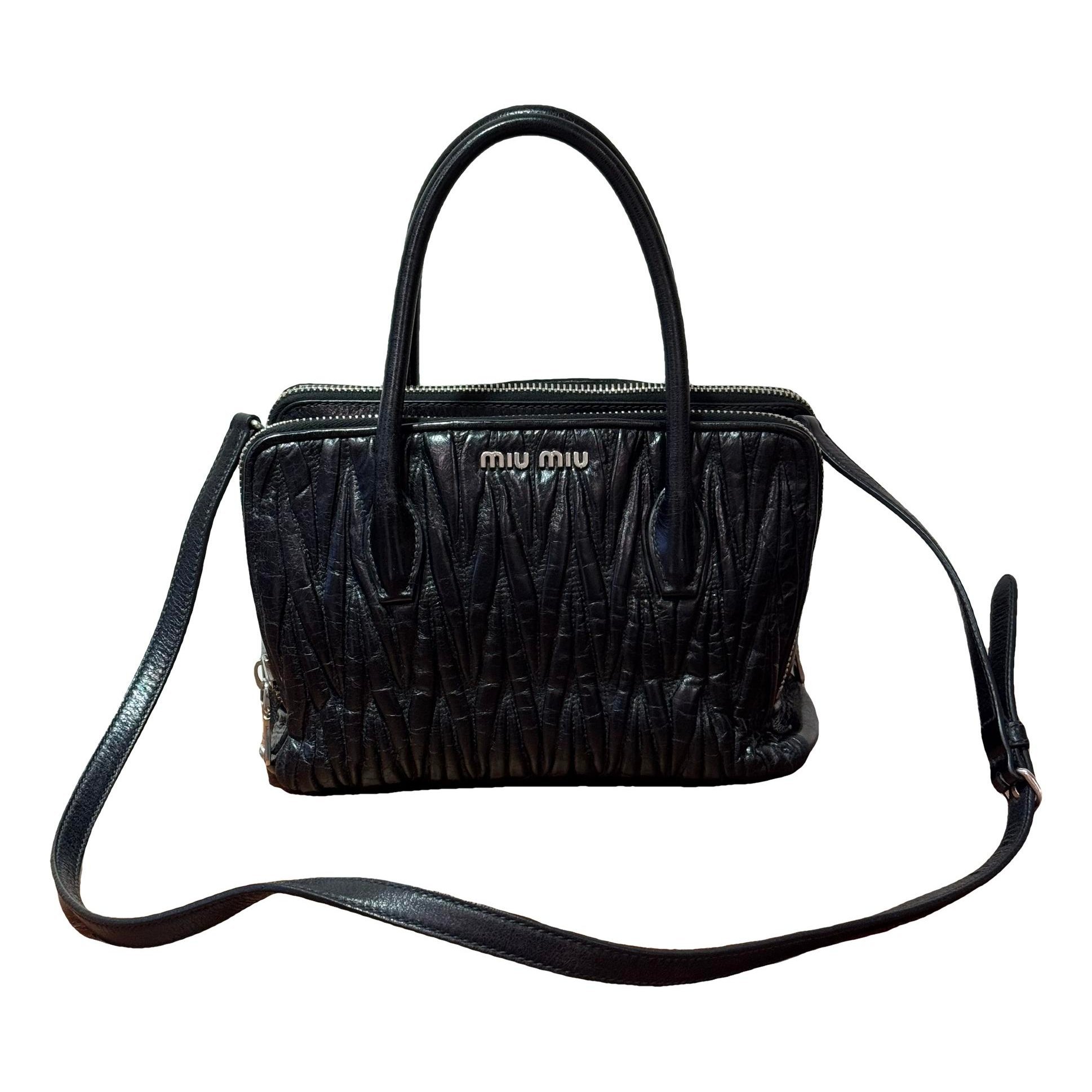 Leather handbag