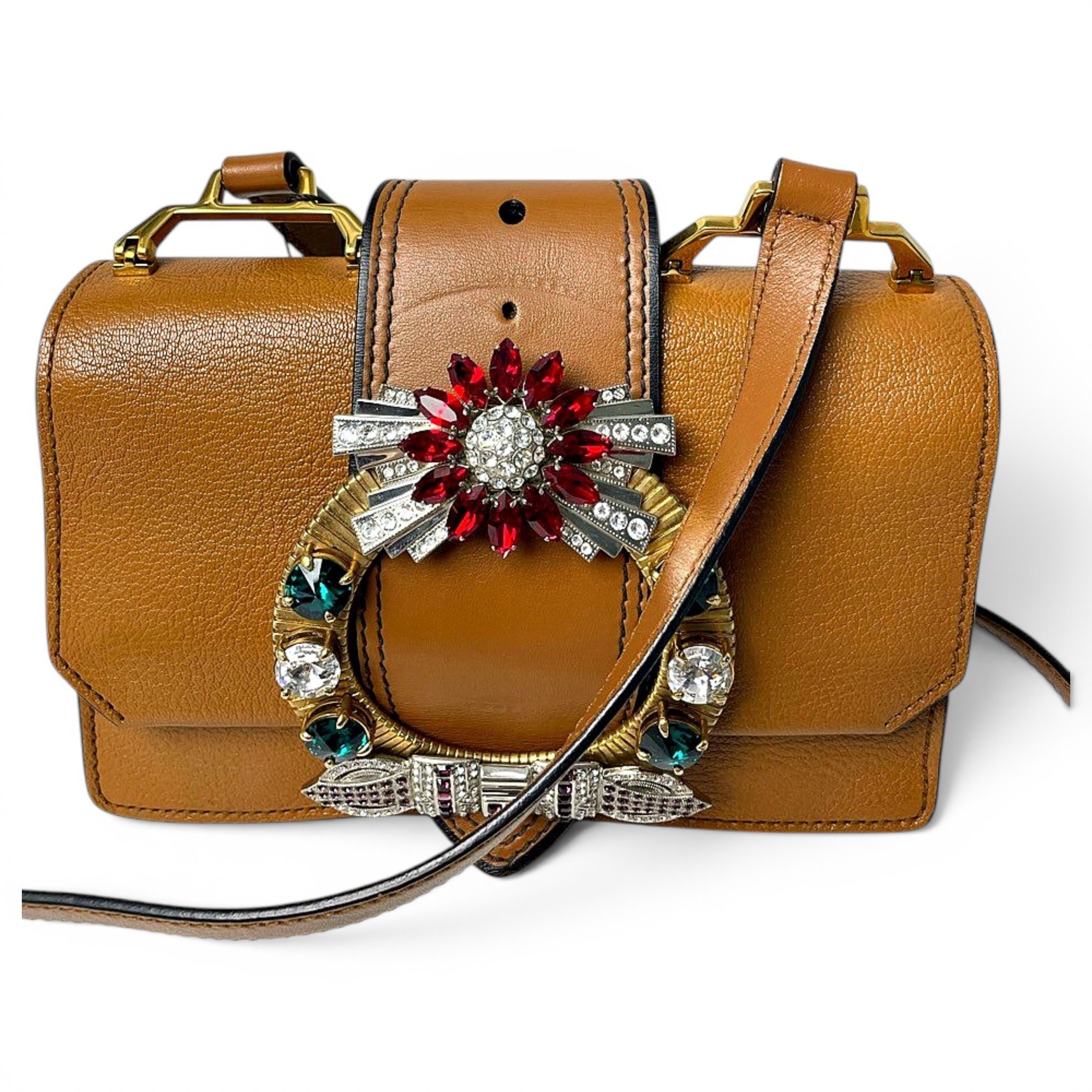 Leather crossbody bag