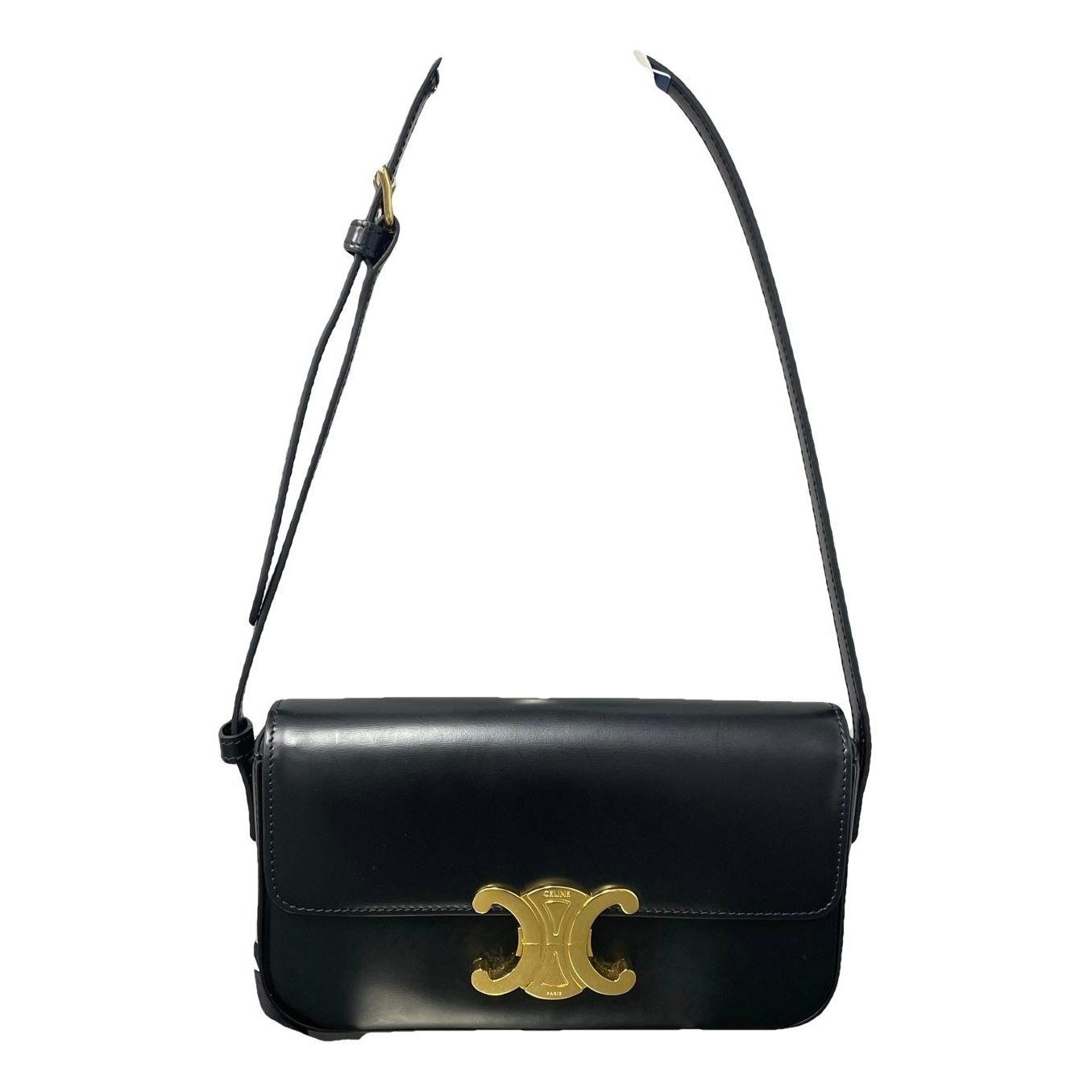 Triomphe Long leather handbag