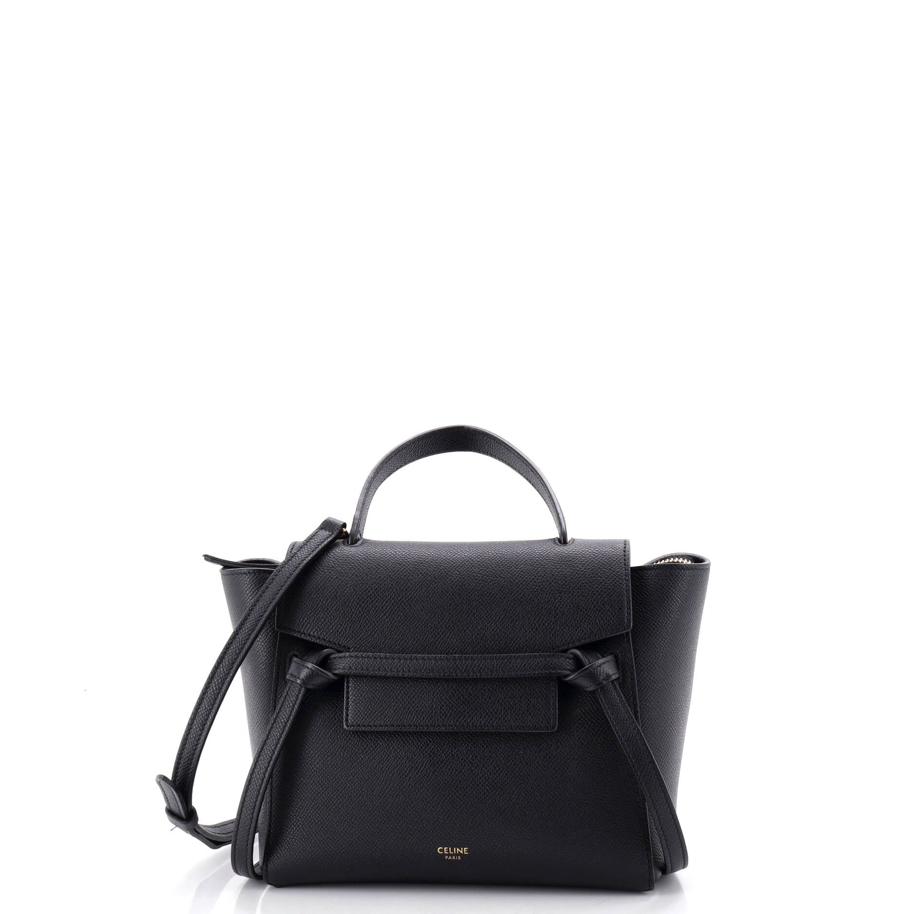 Belt Bag Textured Leather Nano