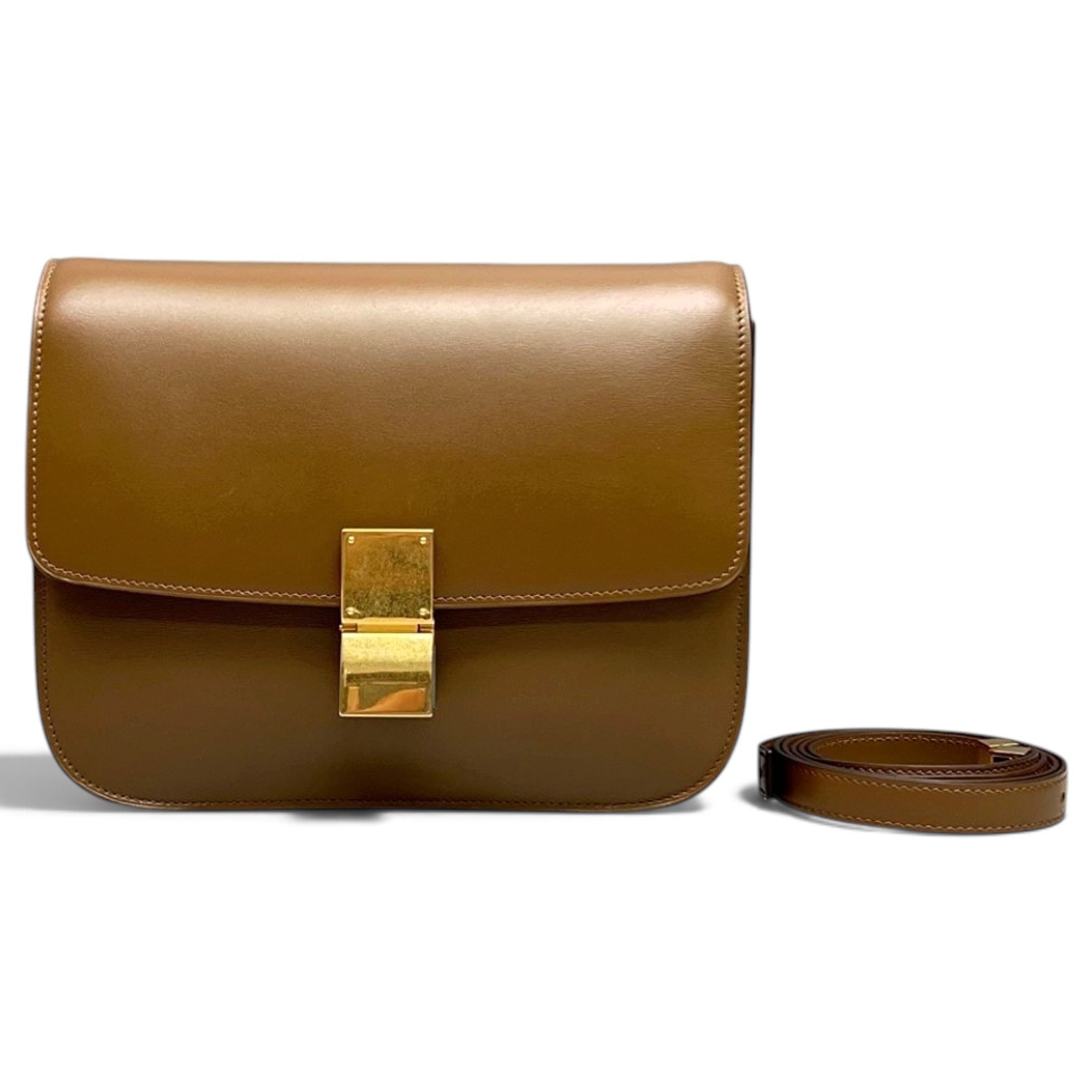 Classic leather handbag