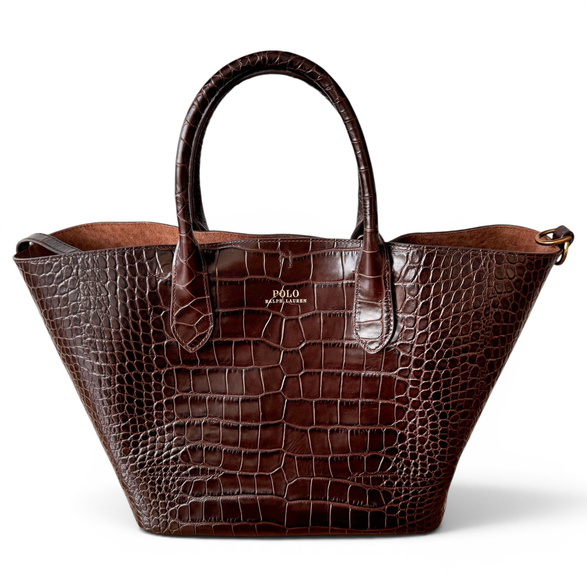 Leather tote