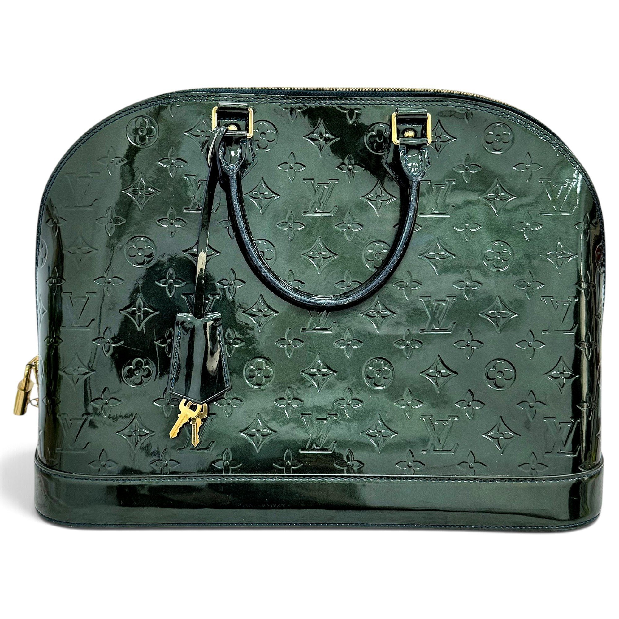 Alma patent leather handbag