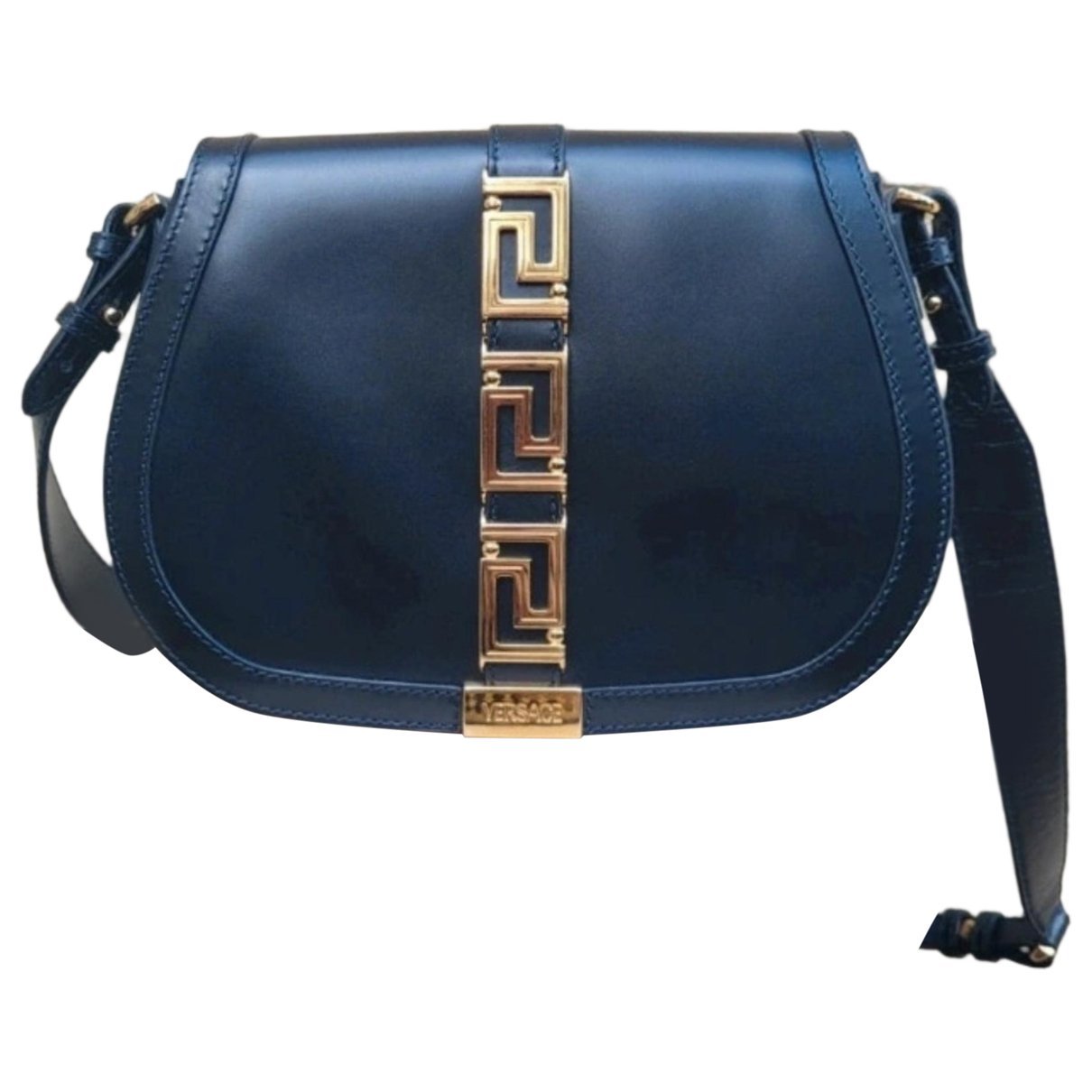 Versace Greca Goddess leather crossbody bag
