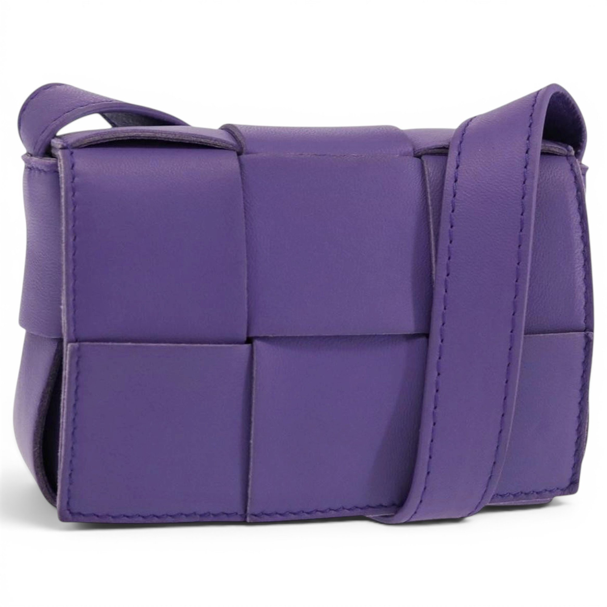 Cassette leather handbag