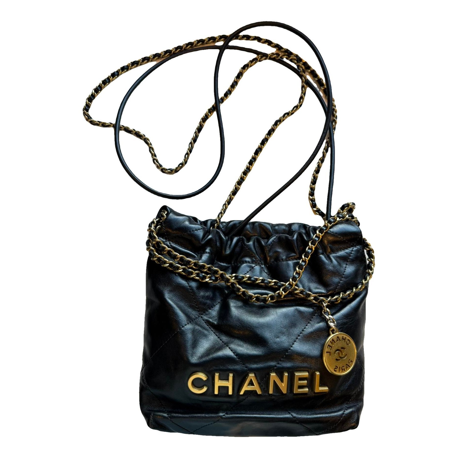 Chanel 22 leather crossbody bag