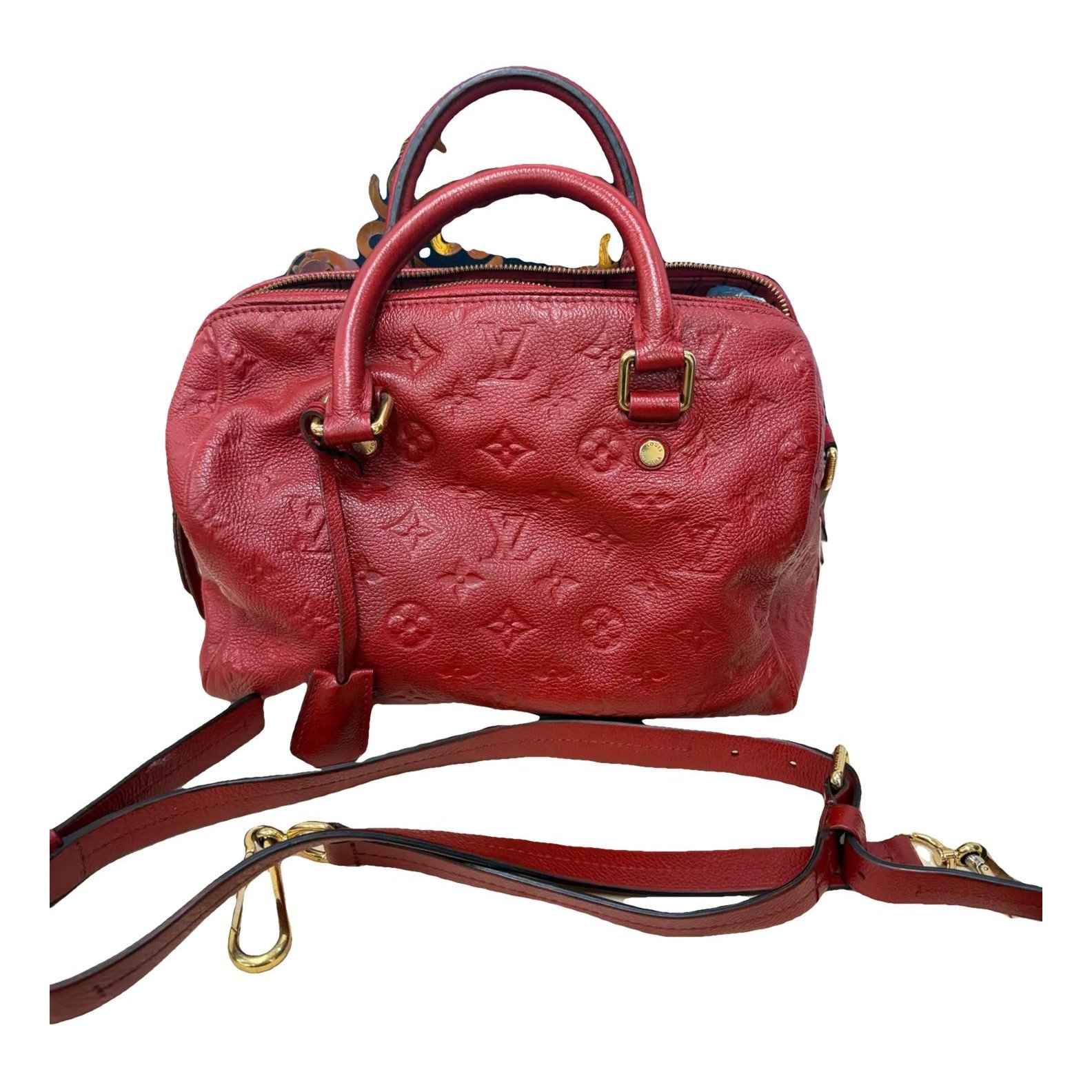 Nano Speedy / Mini HL leather crossbody bag
