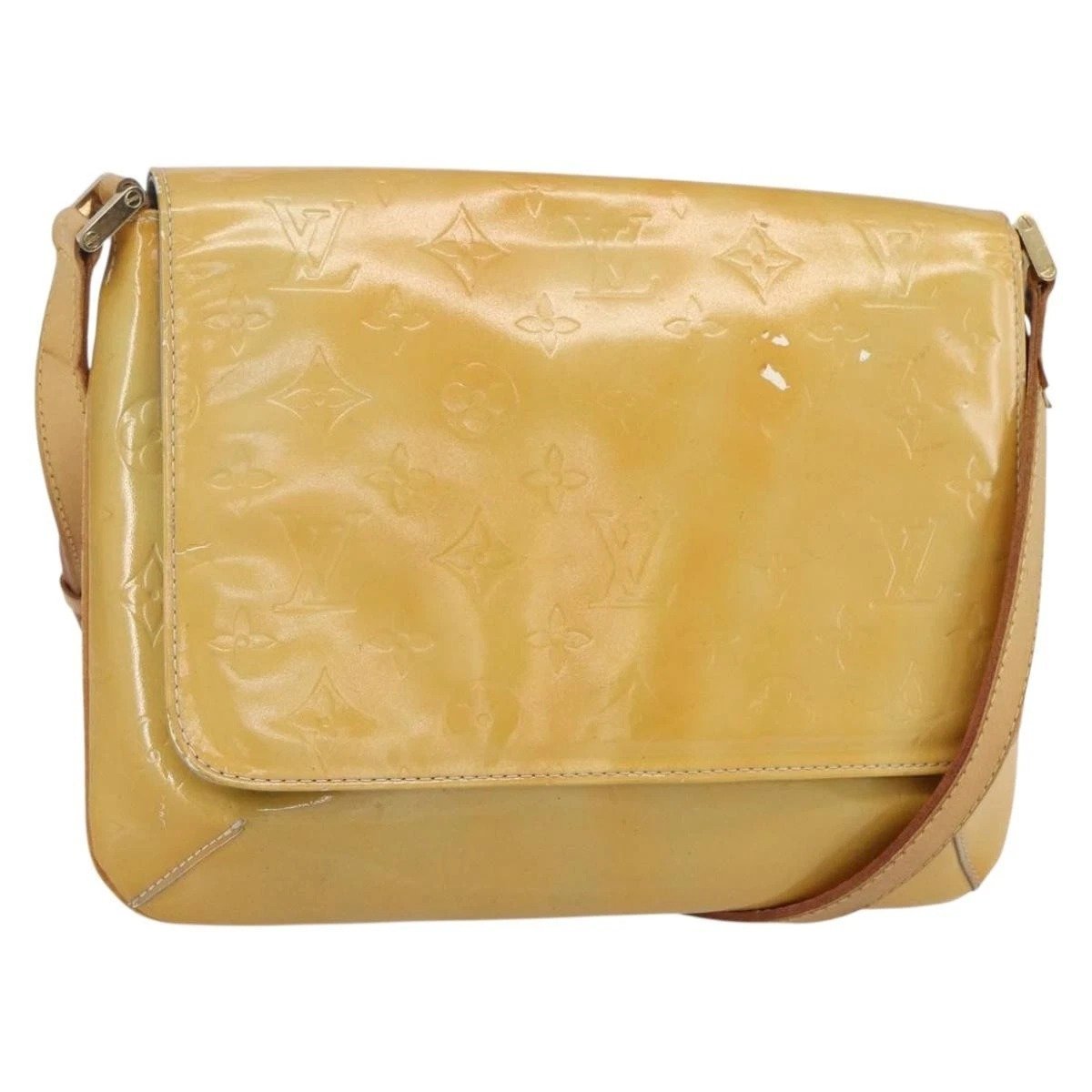 Patent leather handbag