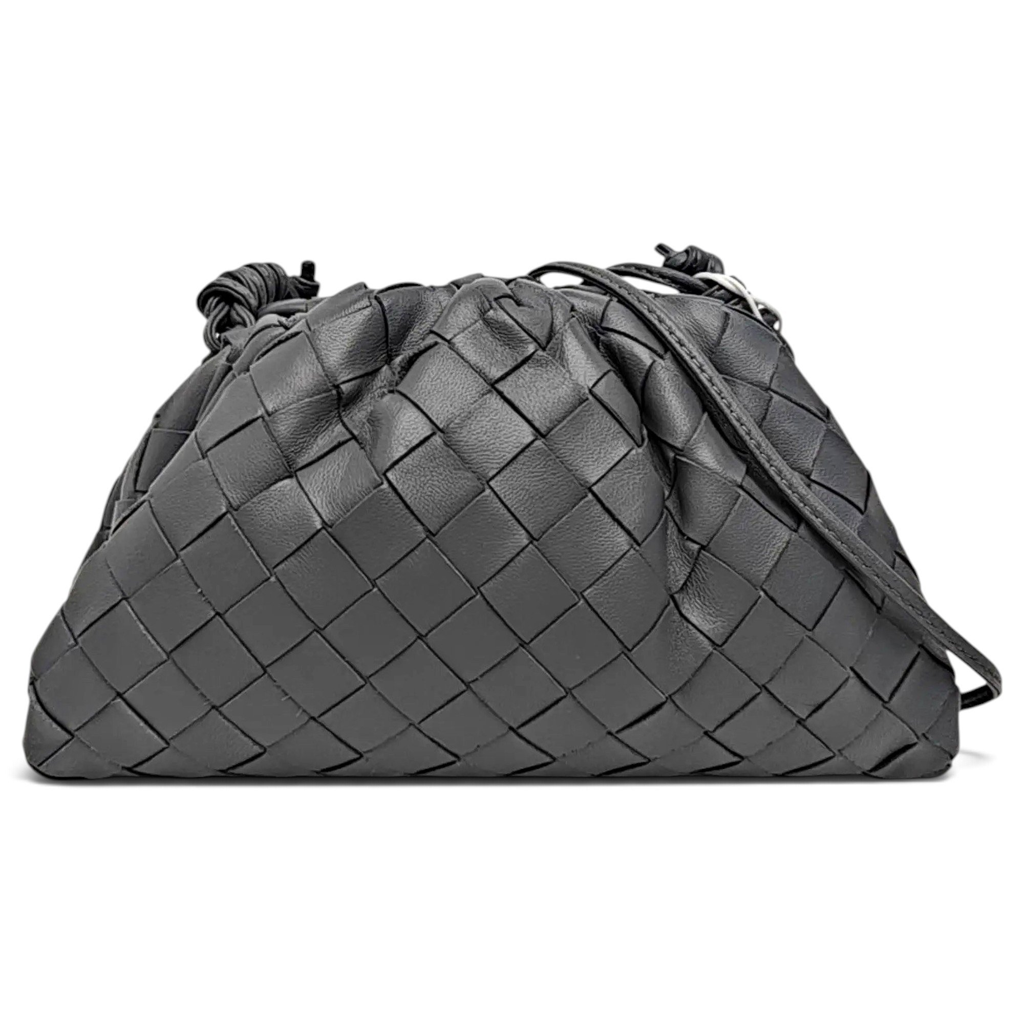 Pouch leather handbag