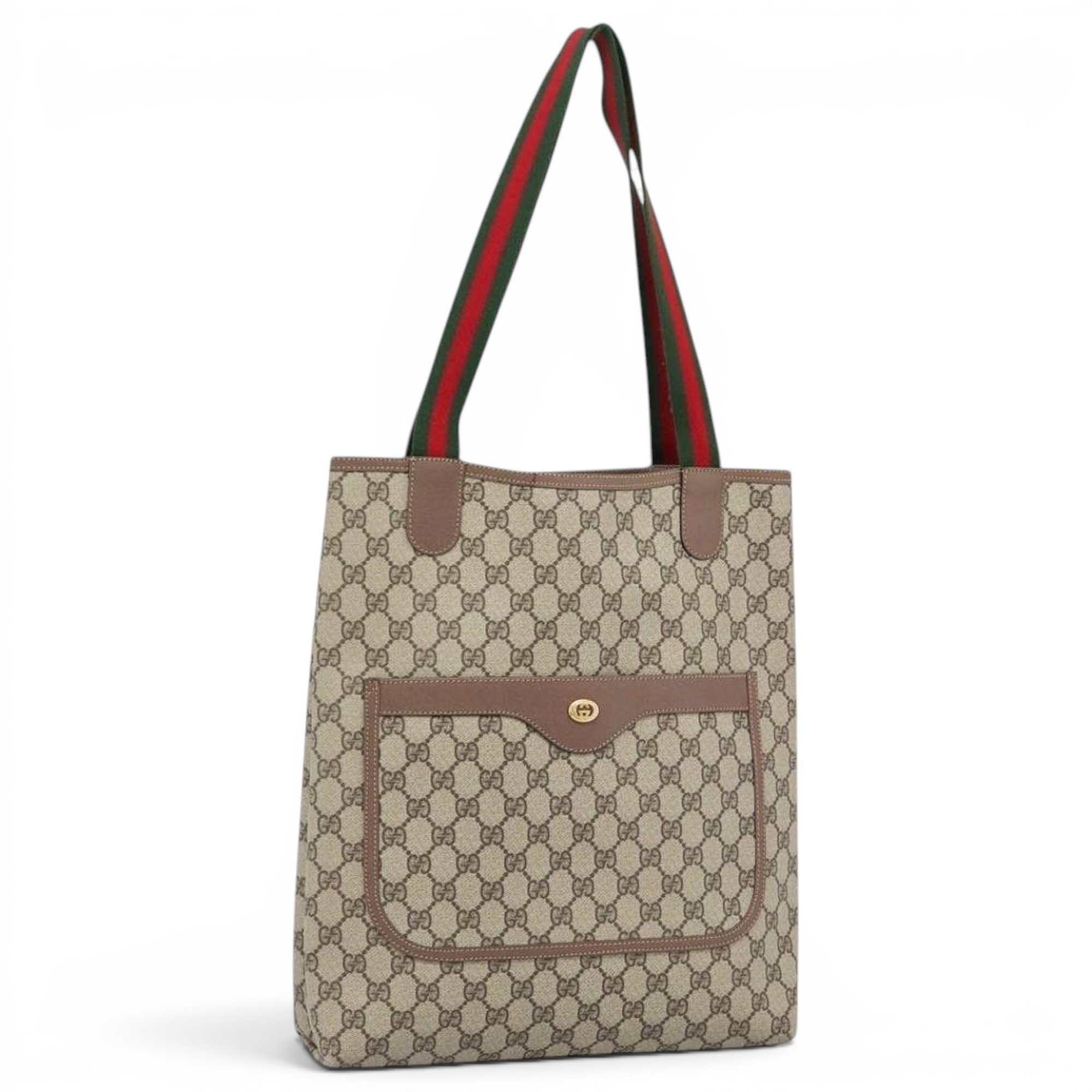 Leather tote