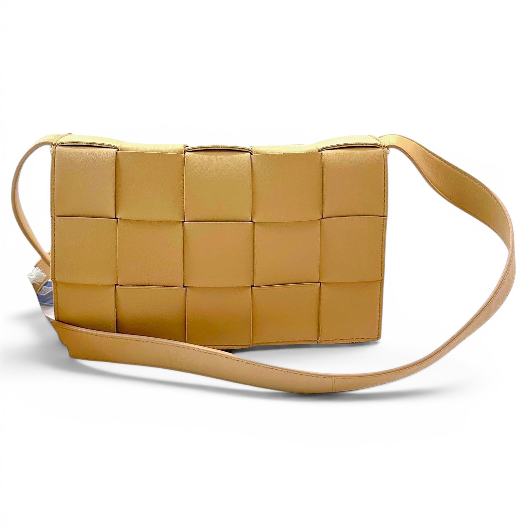 Cassette leather handbag