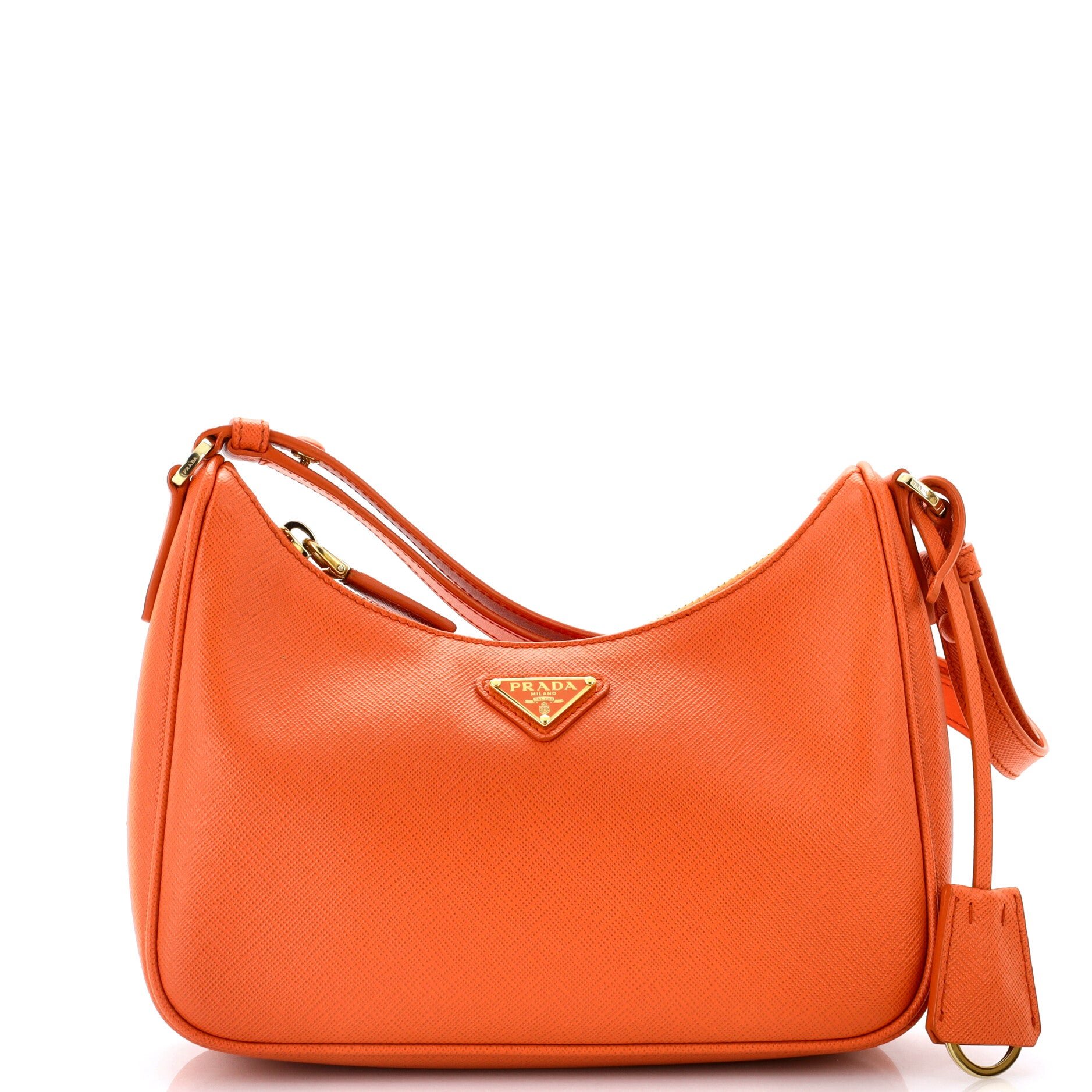 Re-Edition Hobo Saffiano Leather Mini