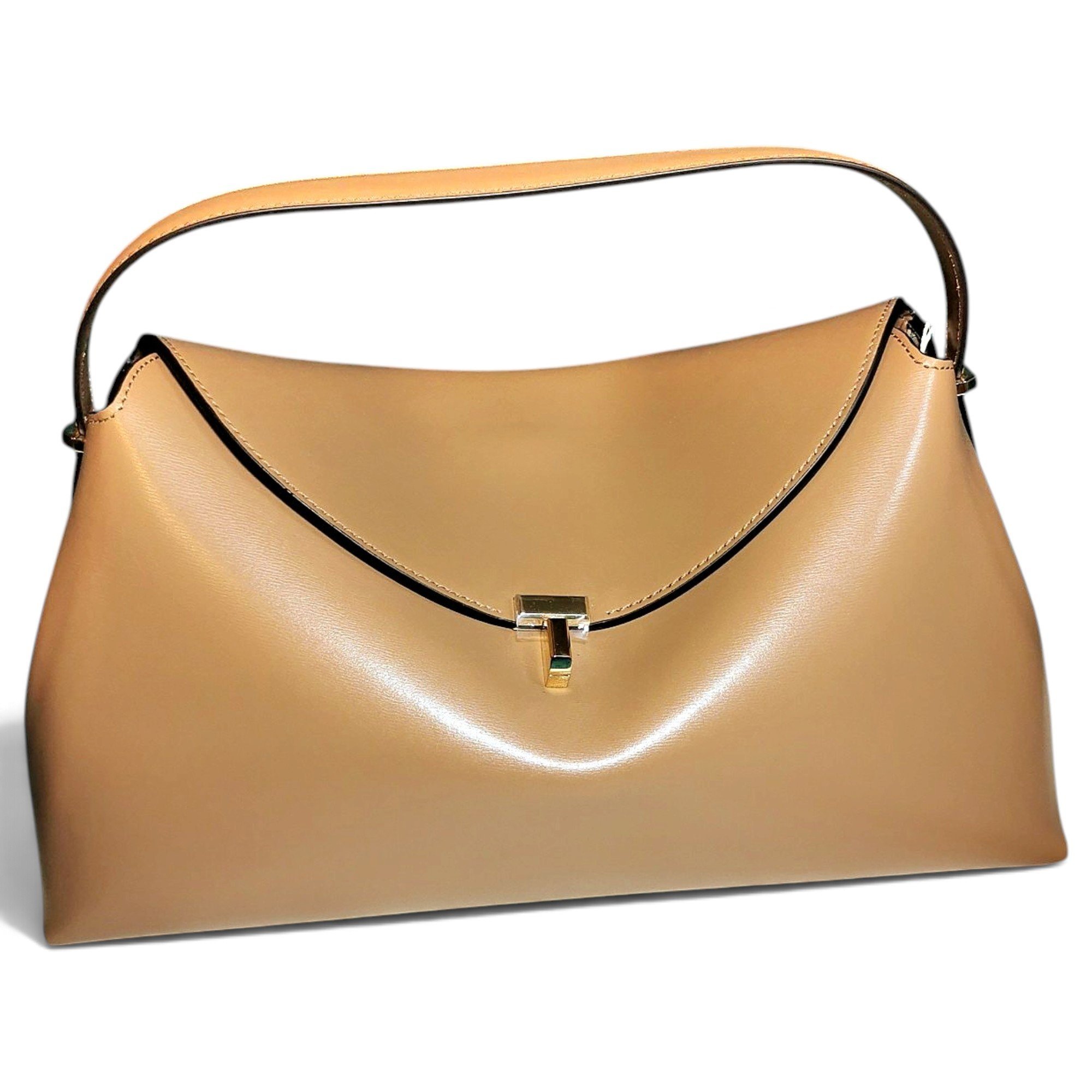 Toteme T-Lock leather handbag