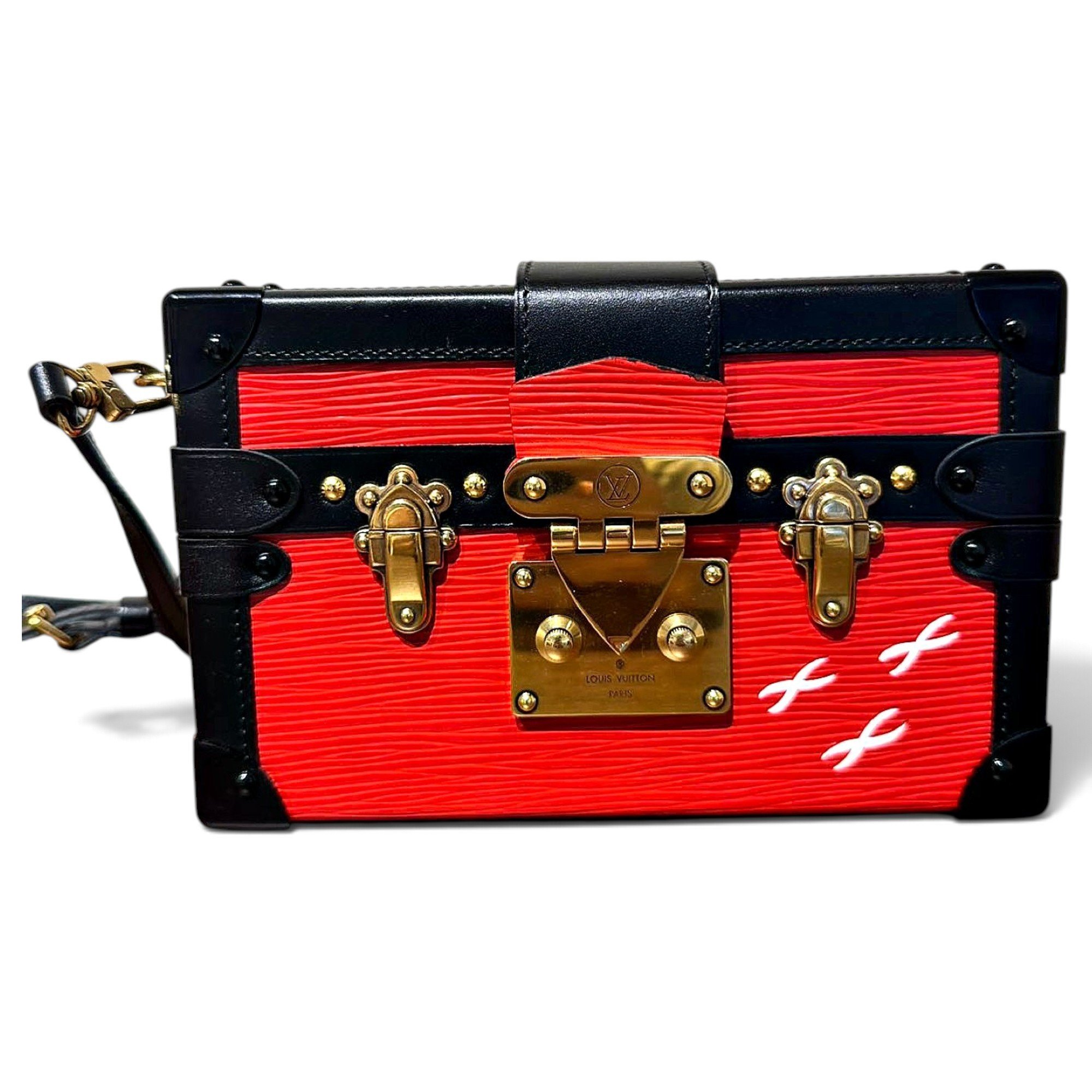 Louis Vuitton Petite Malle leather crossbody bag