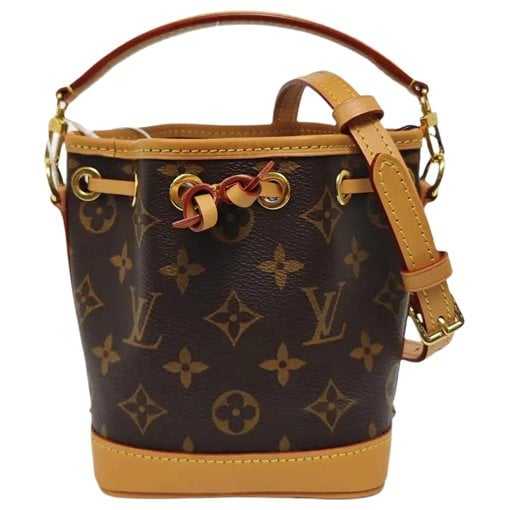 Nano Noé leather handbag