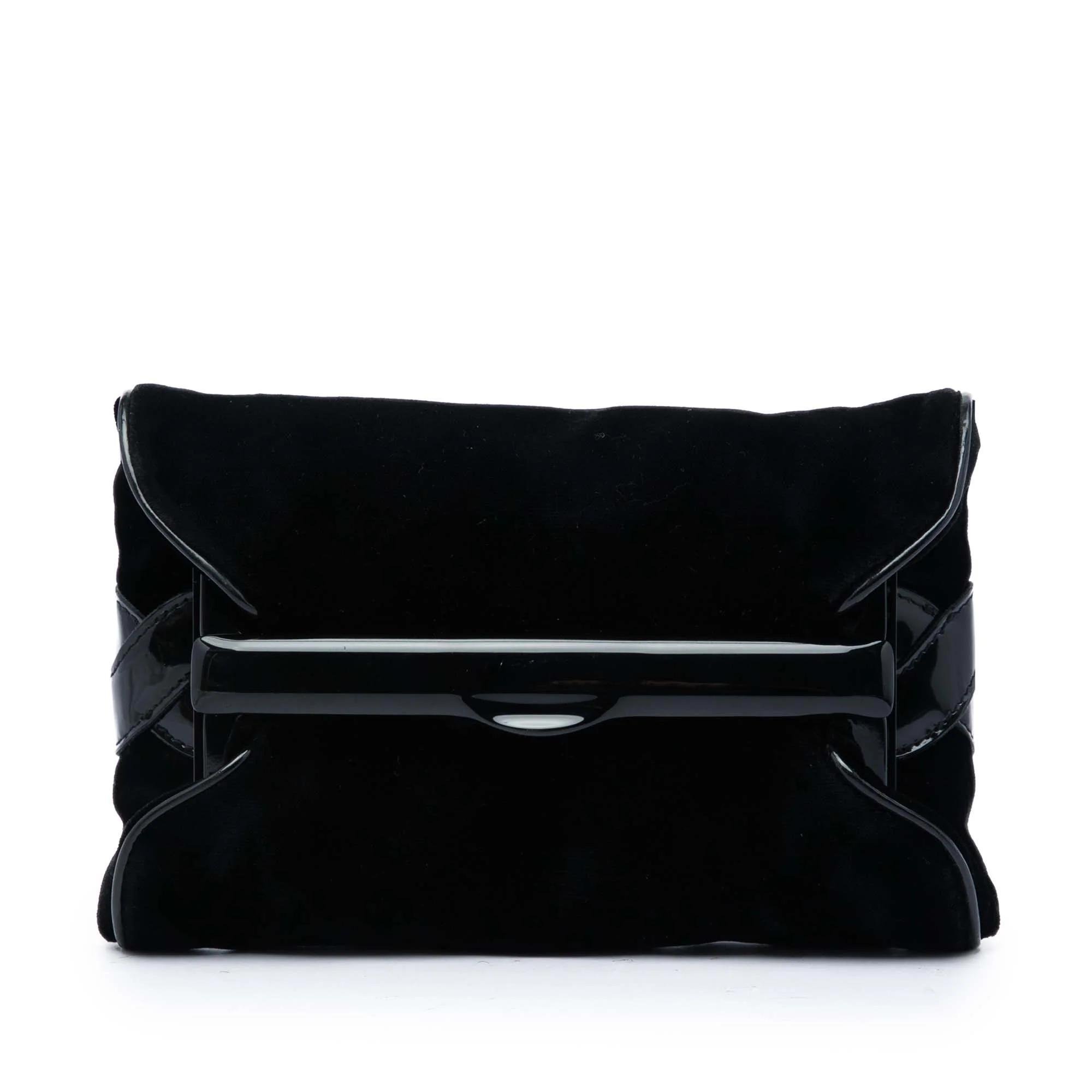 Velvet handbag