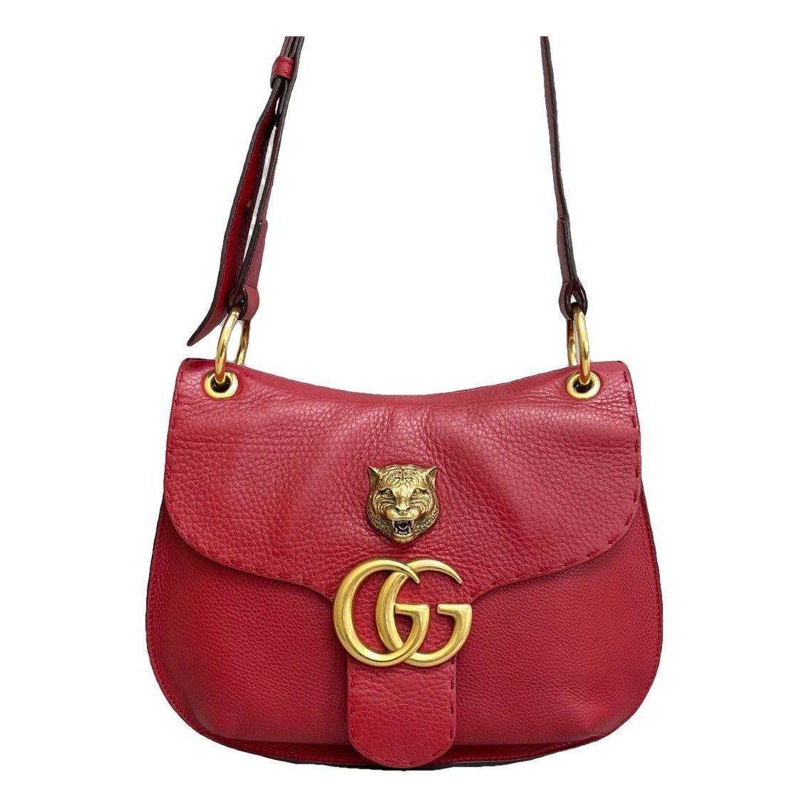GG Marmont Animalier leather handbag