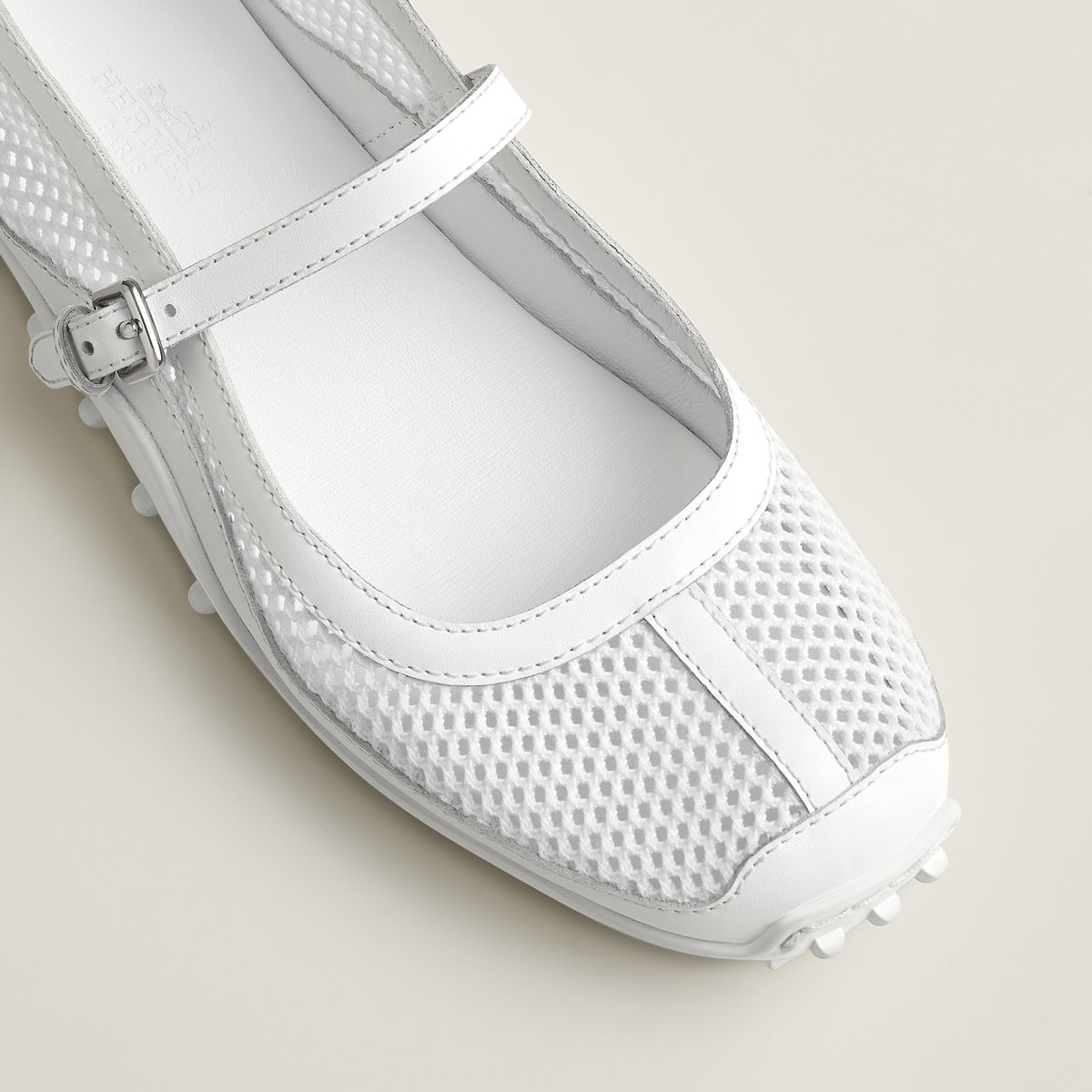 Blanc Kichu Ballet Flat