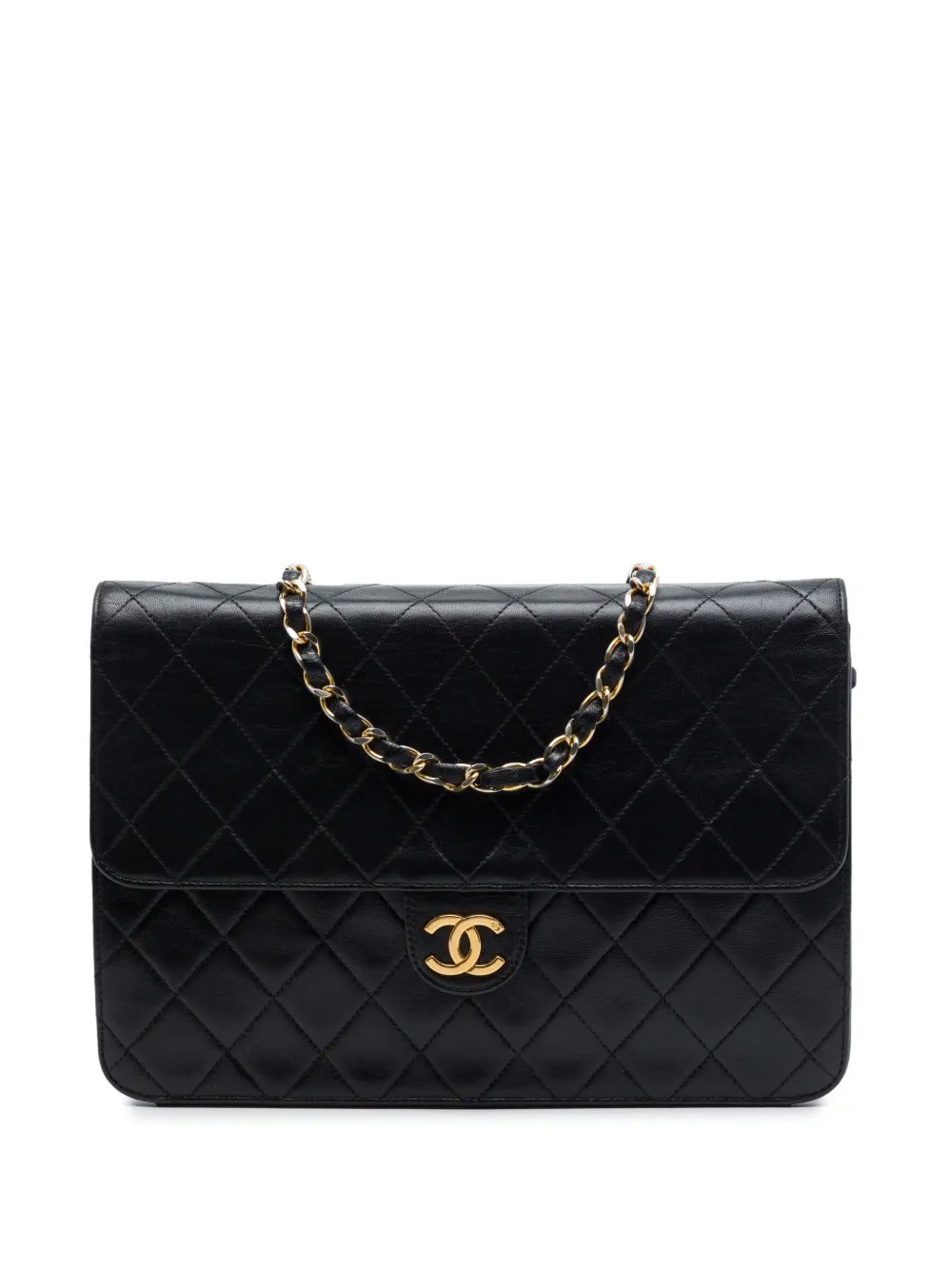 1994-1996 Medium CC Quilted Lambskin Single Flap shoulder bag