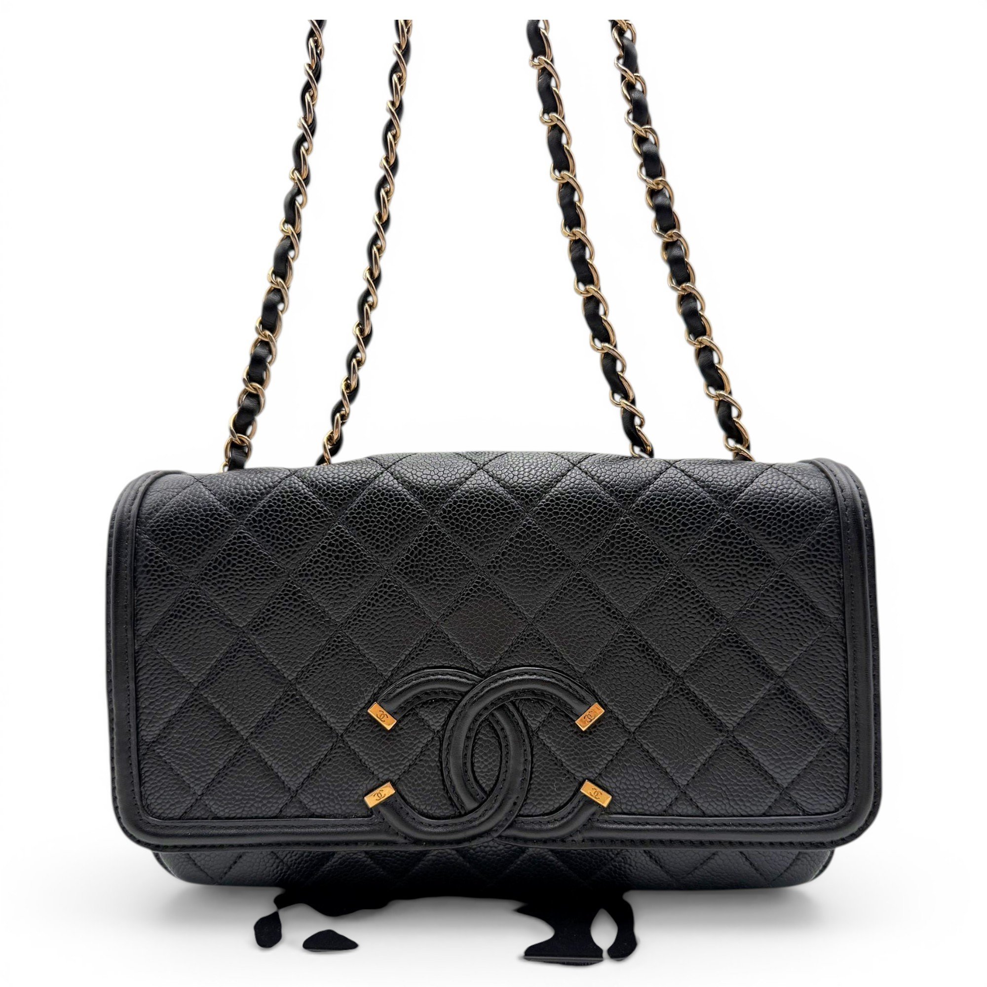 CC Filigree leather crossbody bag