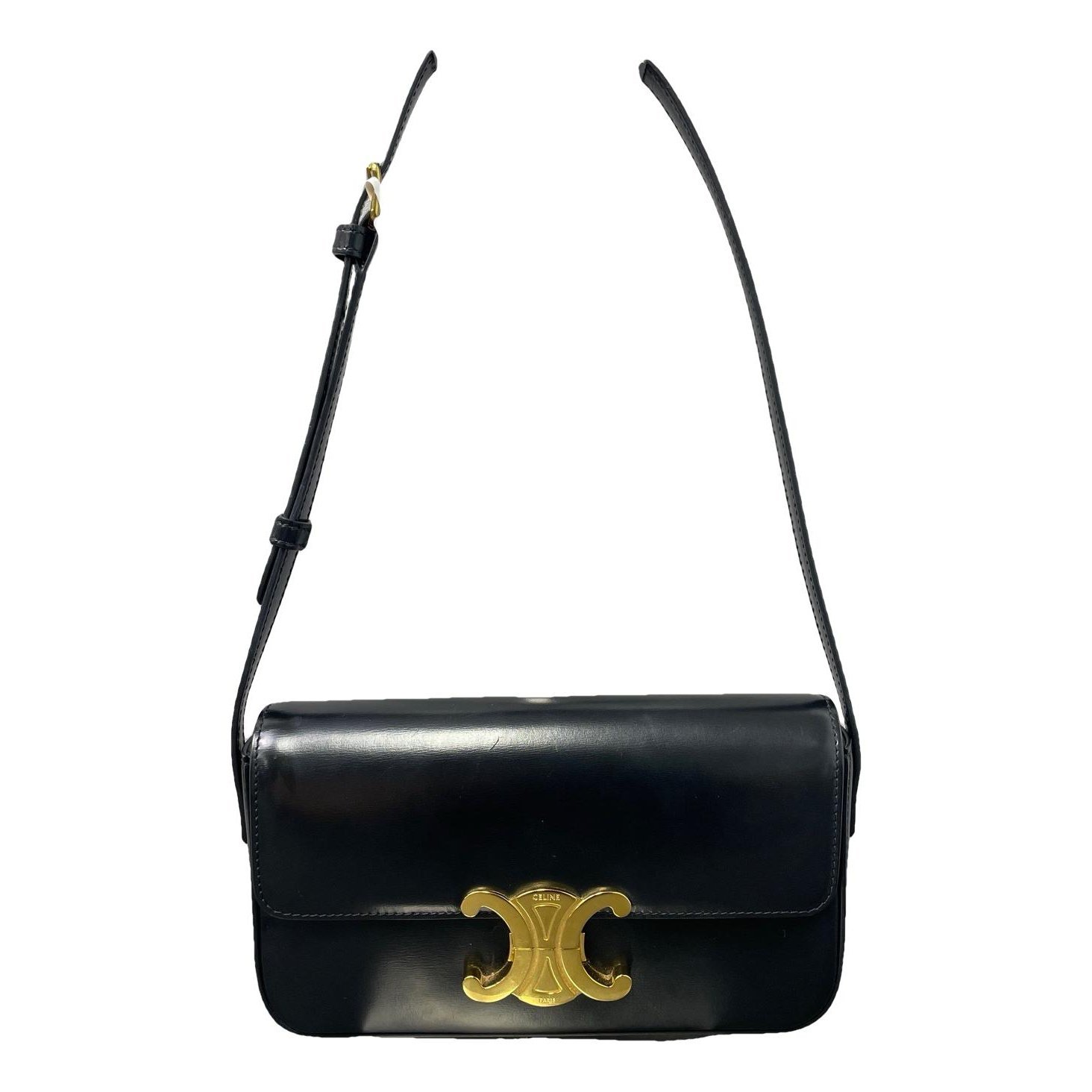 Triomphe Long leather handbag
