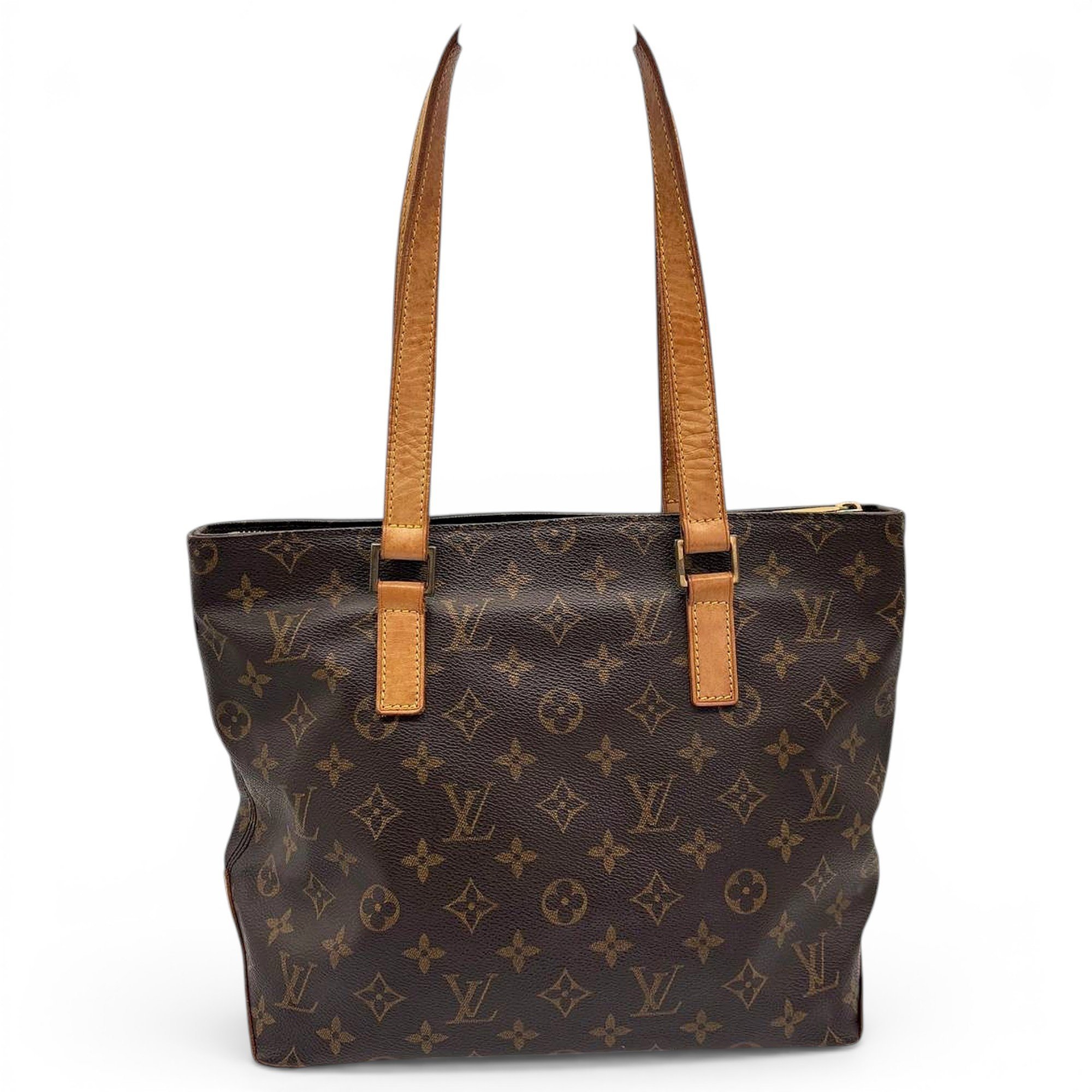 Piano leather tote