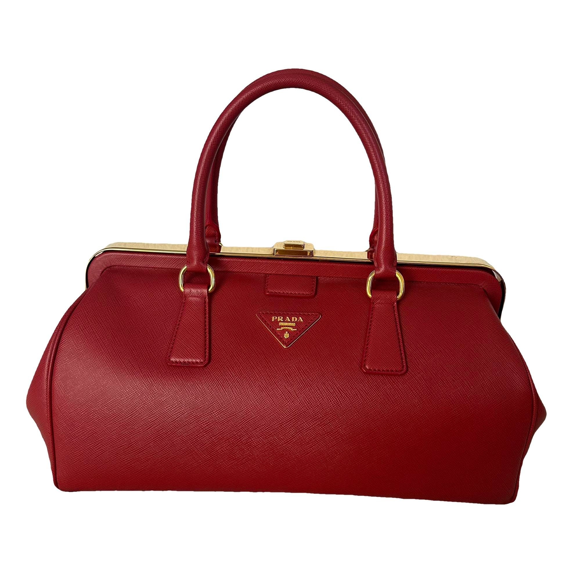 Leather handbag