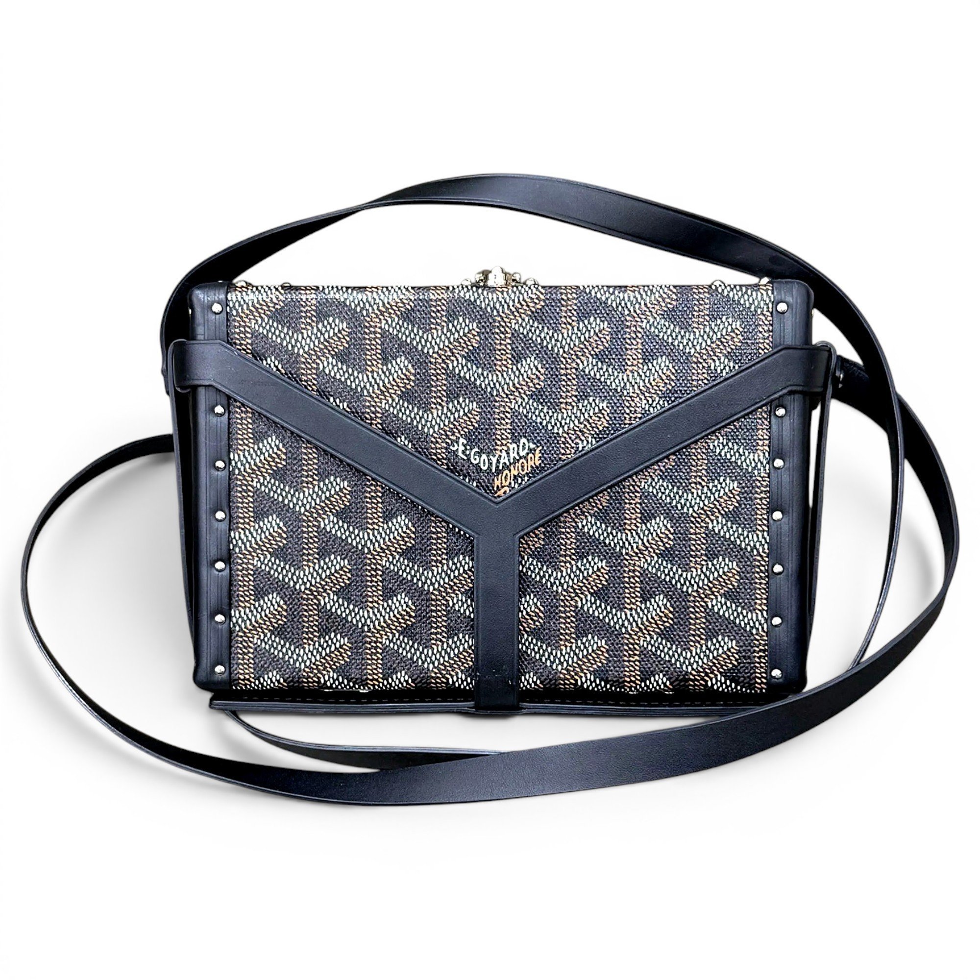 Goyard Minaudiere Goyardine vinyl crossbody bag