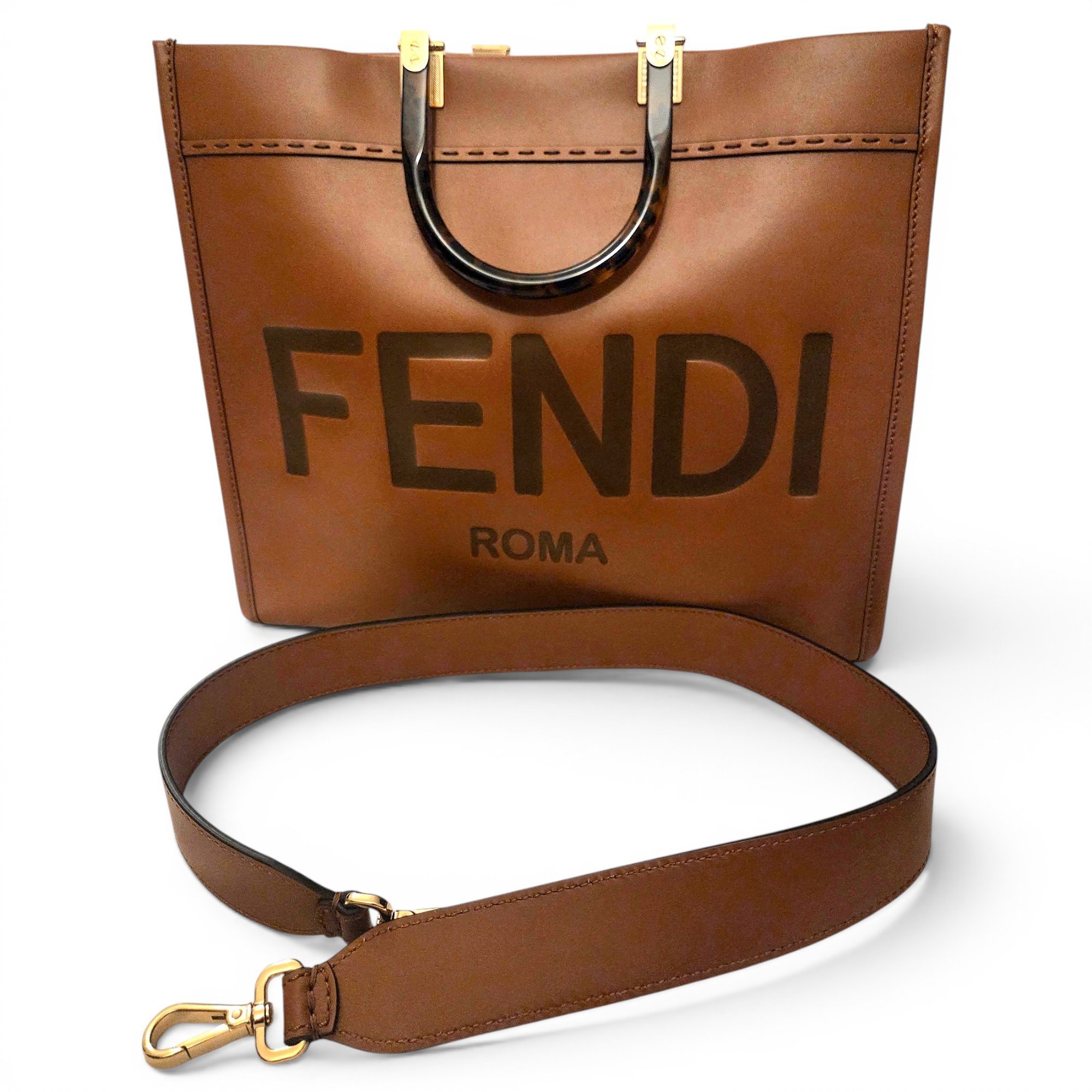 Sunshine leather tote