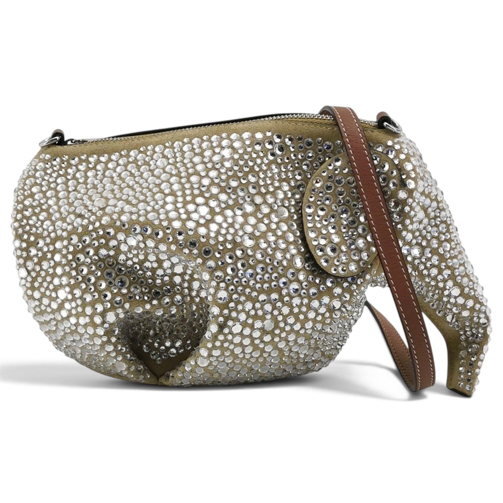 Animals leather handbag