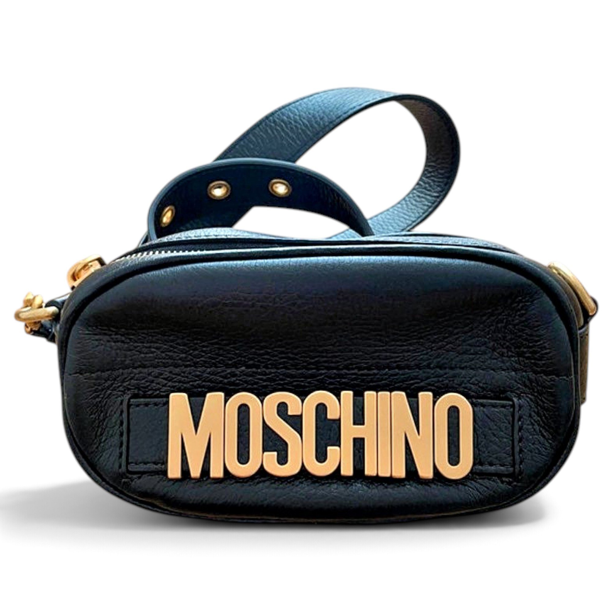 Moschino Leather clutch bag