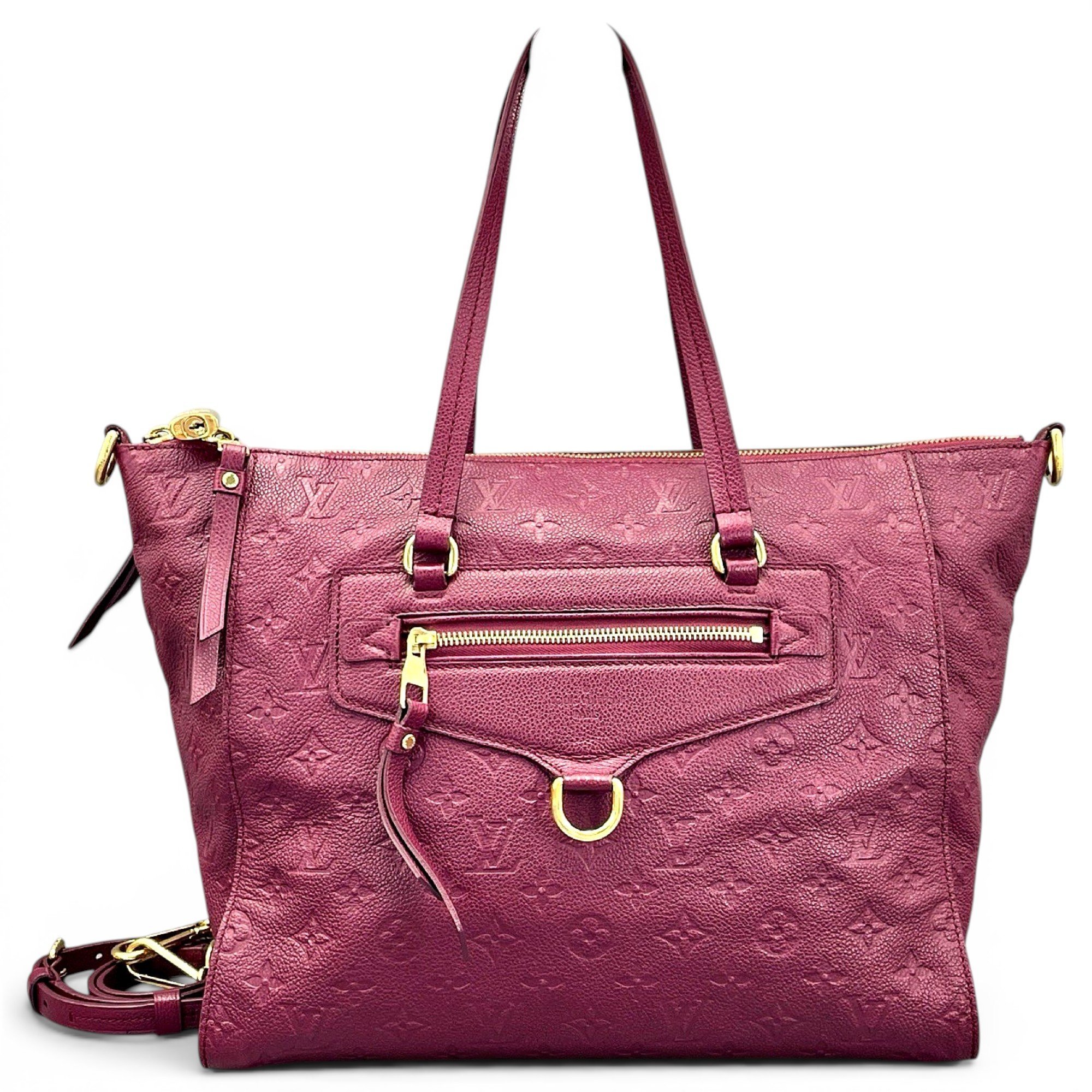 Lumineuse leather handbag