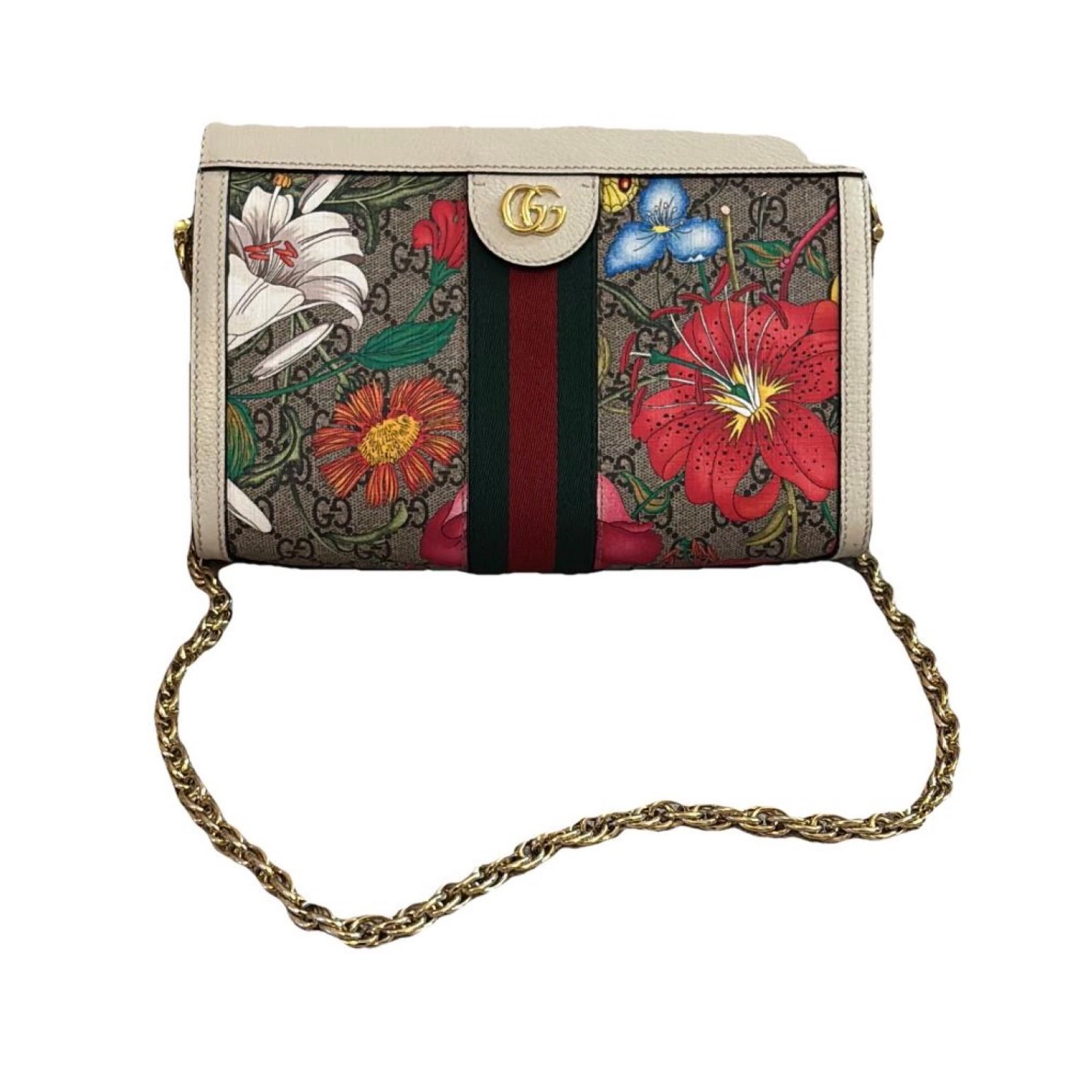 Ophidia leather clutch bag