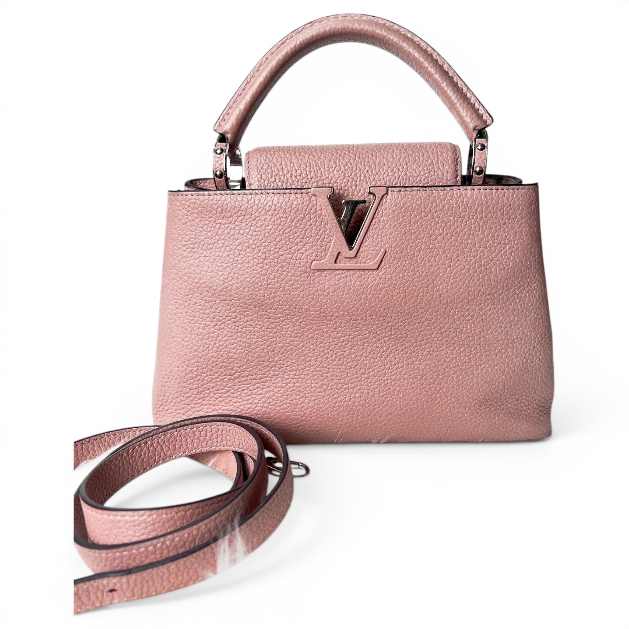 Capucines leather handbag