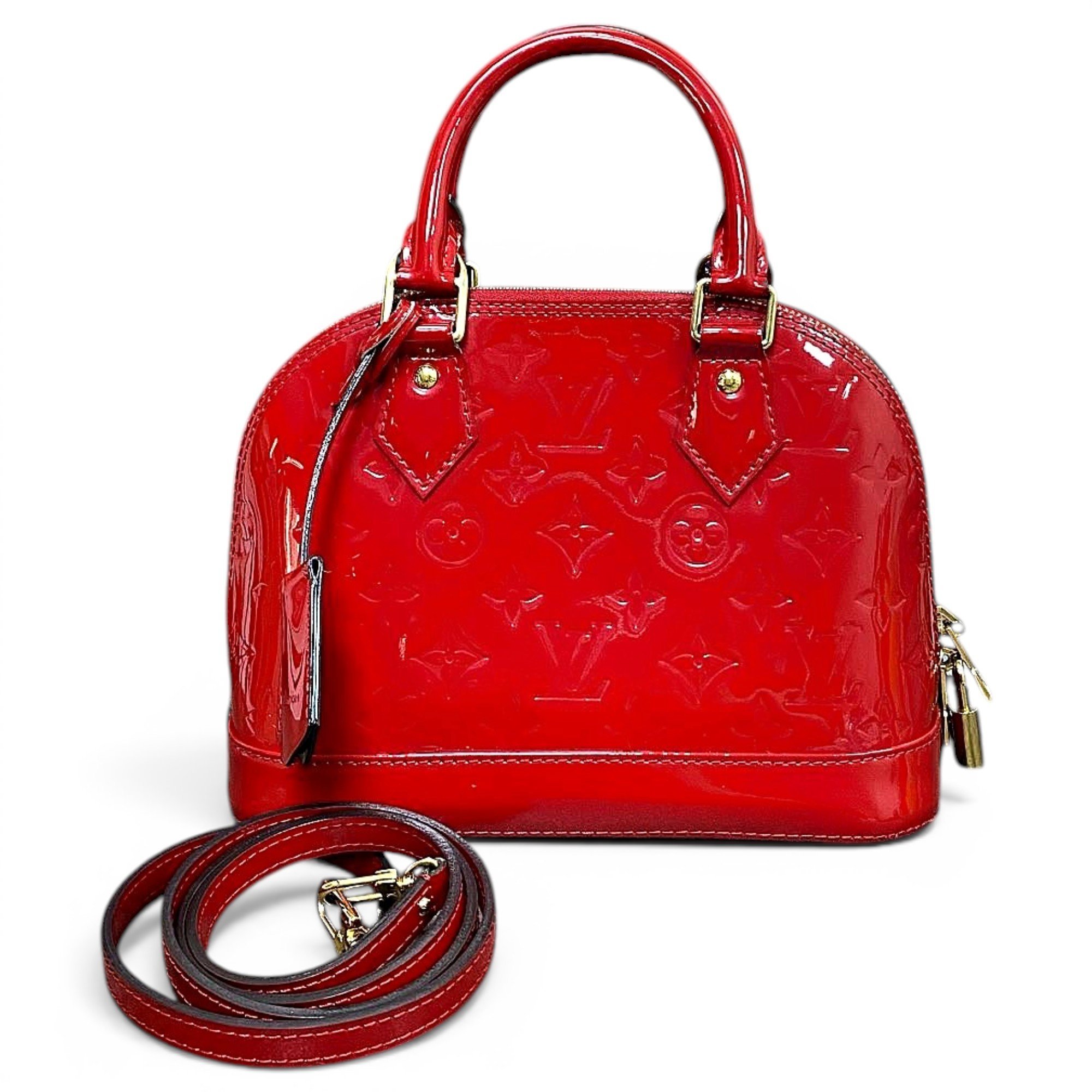 Alma patent leather handbag